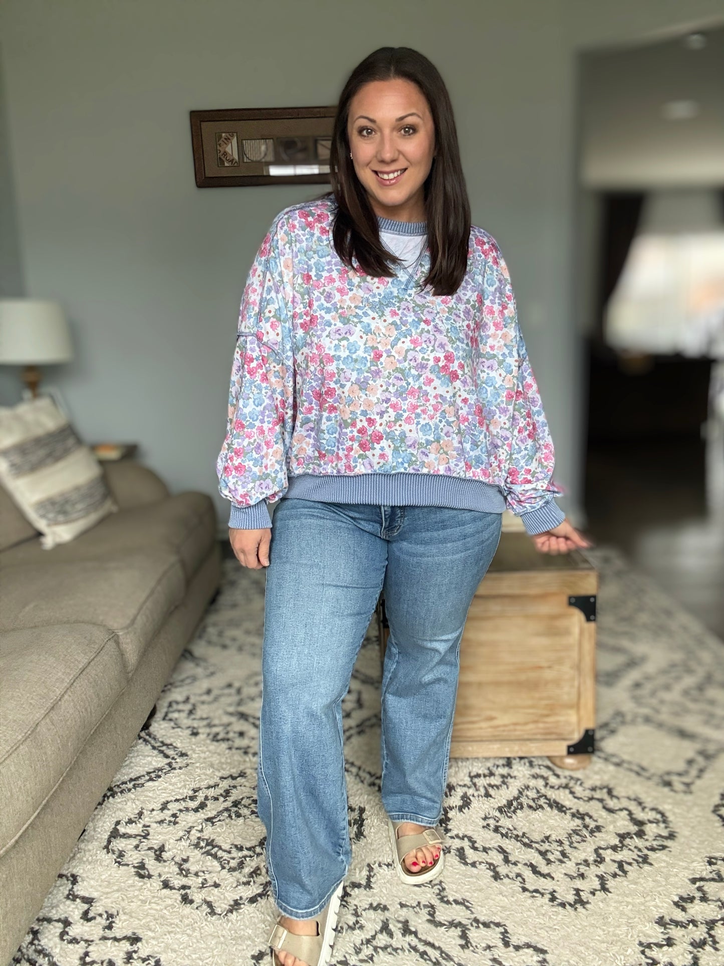 Judy Blue Tummy Control Vintage Wash Straight Leg Jeans