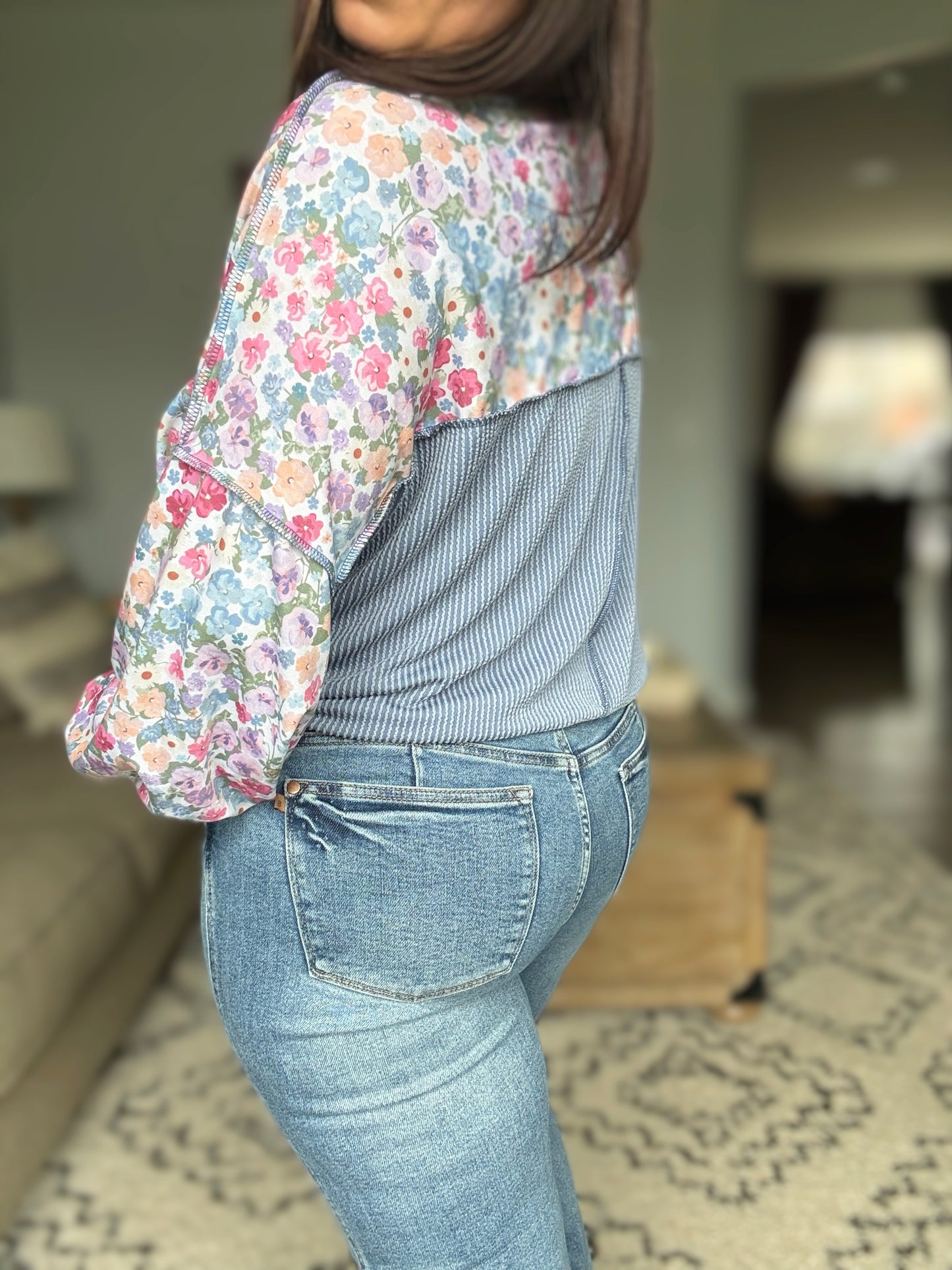 Judy Blue Tummy Control Vintage Wash Straight Leg Jeans