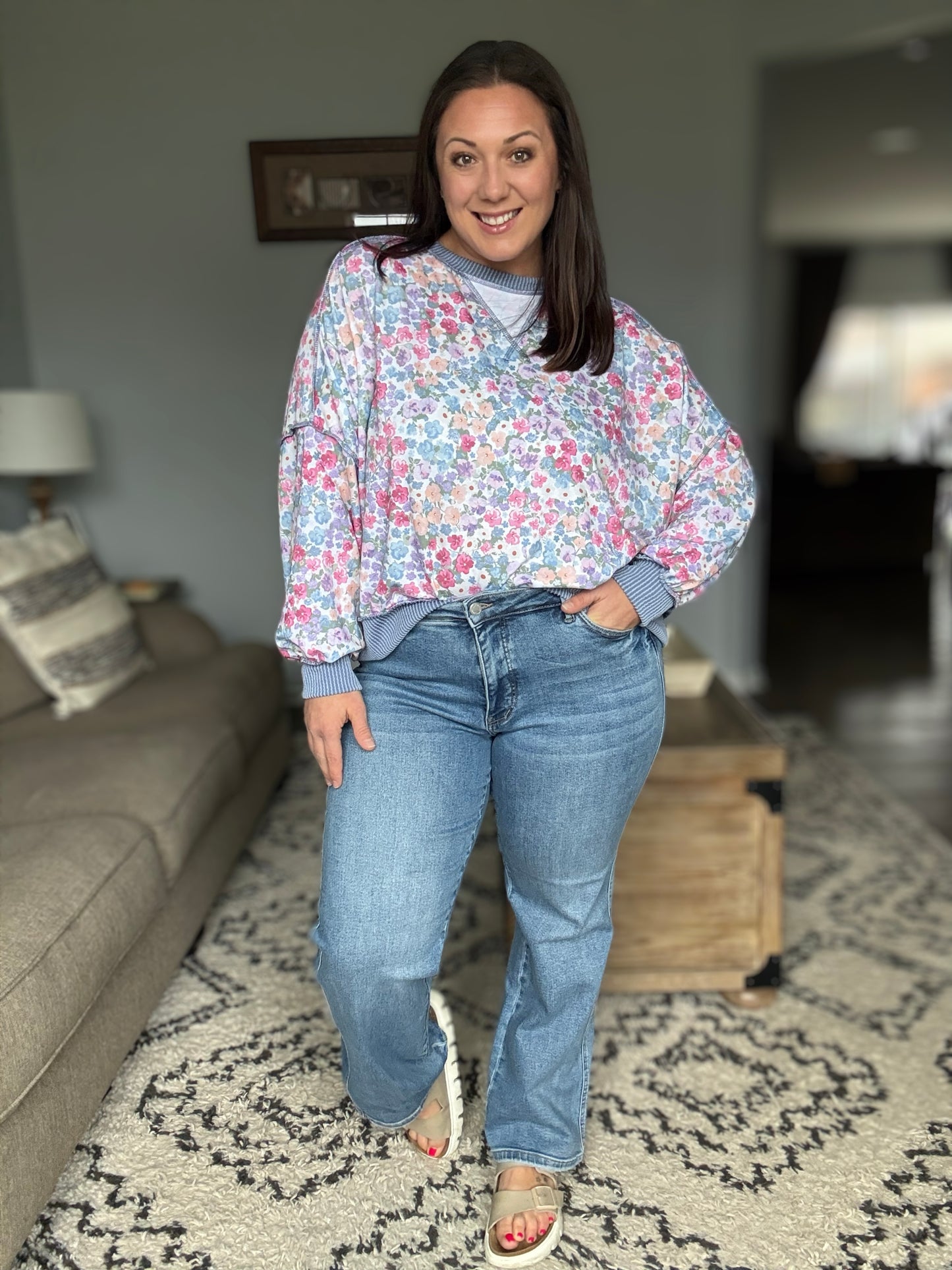 Judy Blue Tummy Control Vintage Wash Straight Leg Jeans