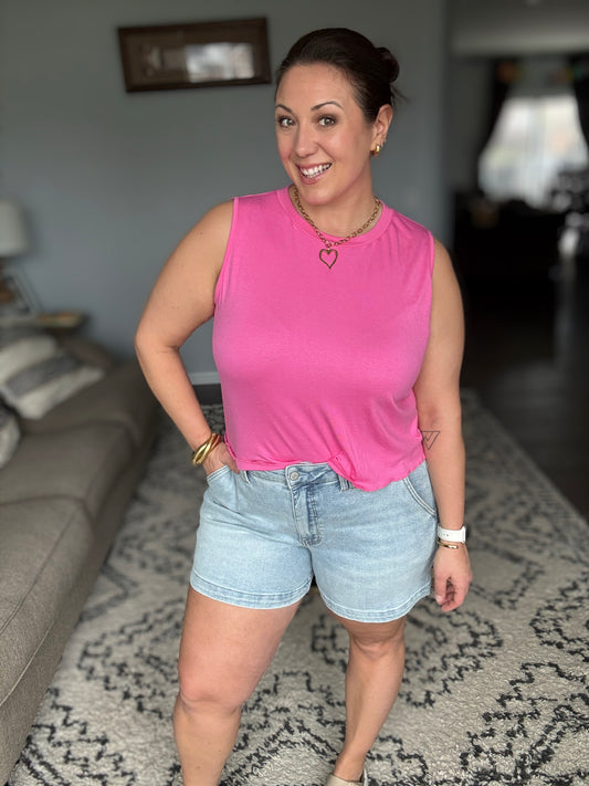 Scarlett High Waist Trouser Short