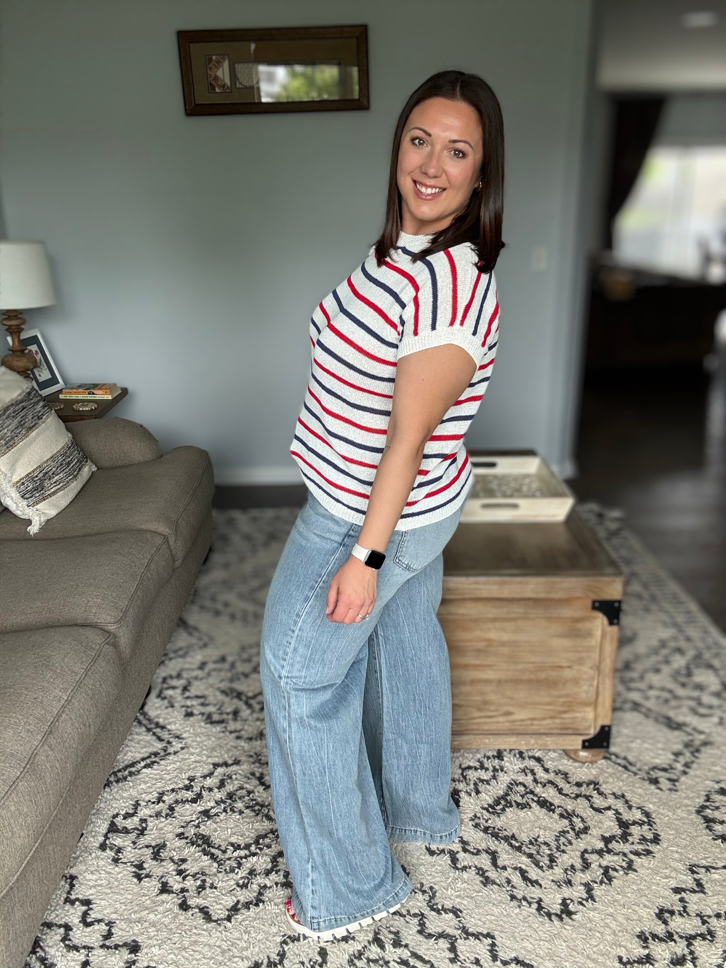 Monica High Waist Palazzo Featherweight with Drawcord by Judy Blue
