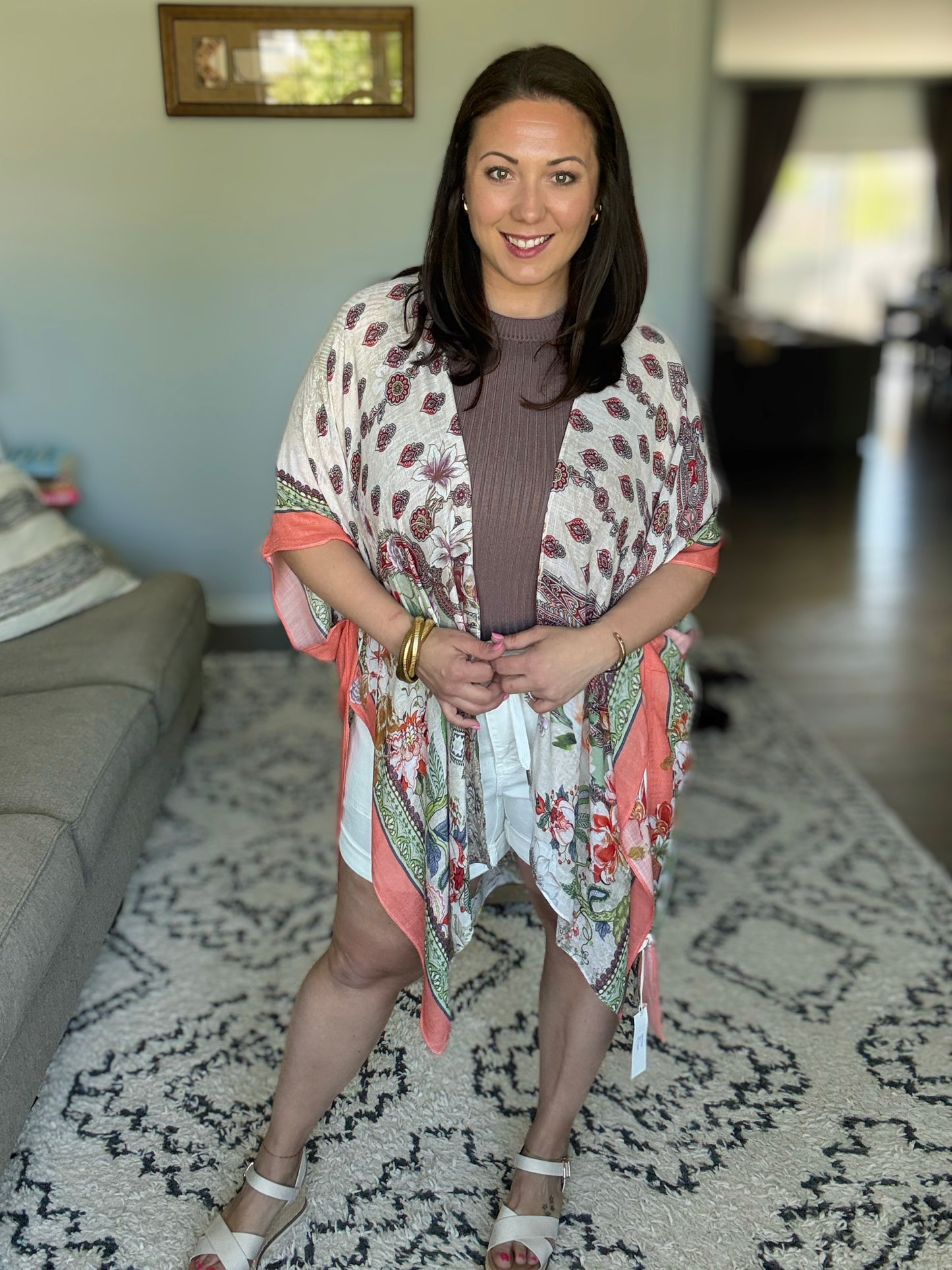 Tide to Me Open Front Kimono