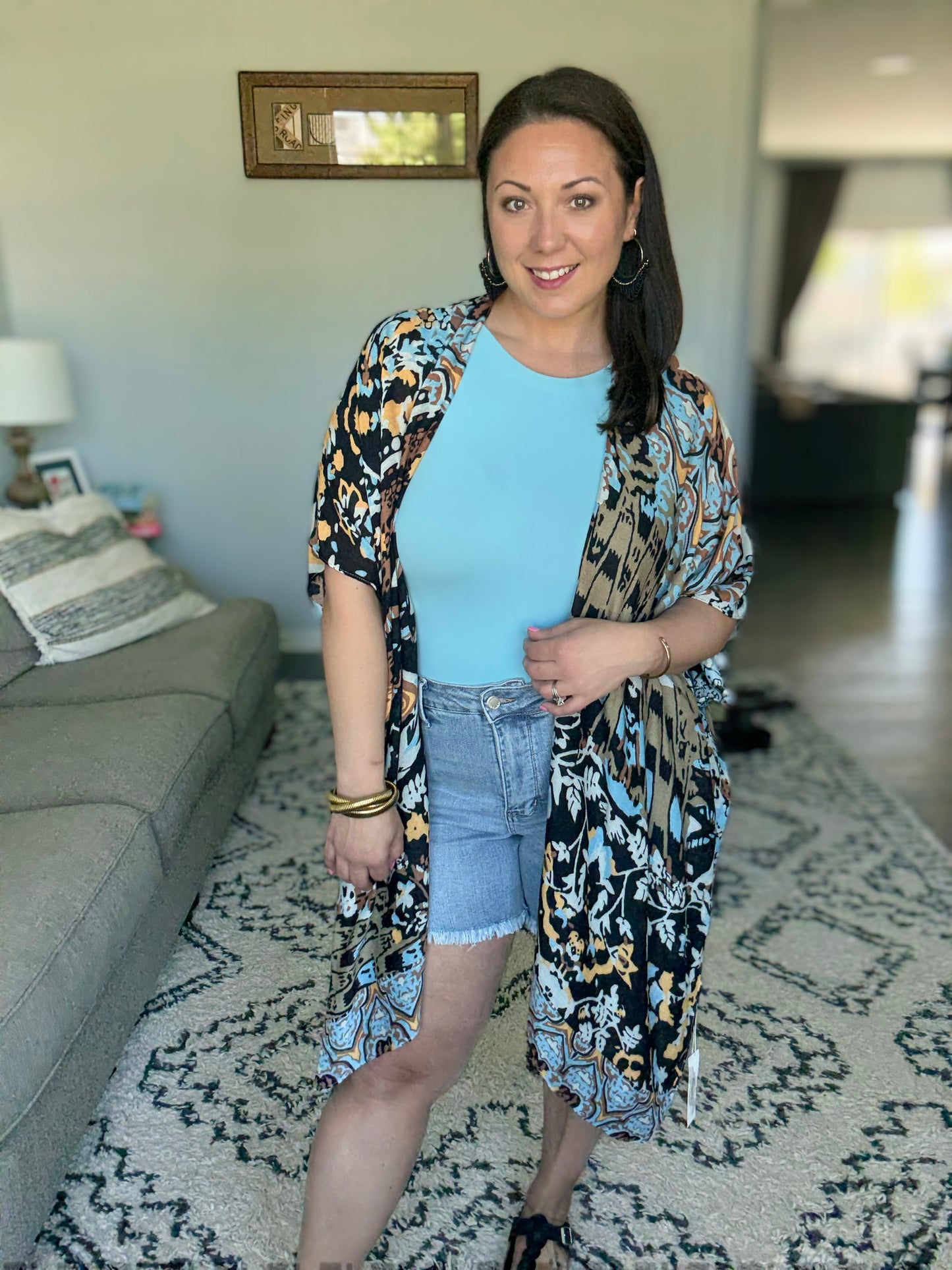 Moonbeam Open Front Kimono