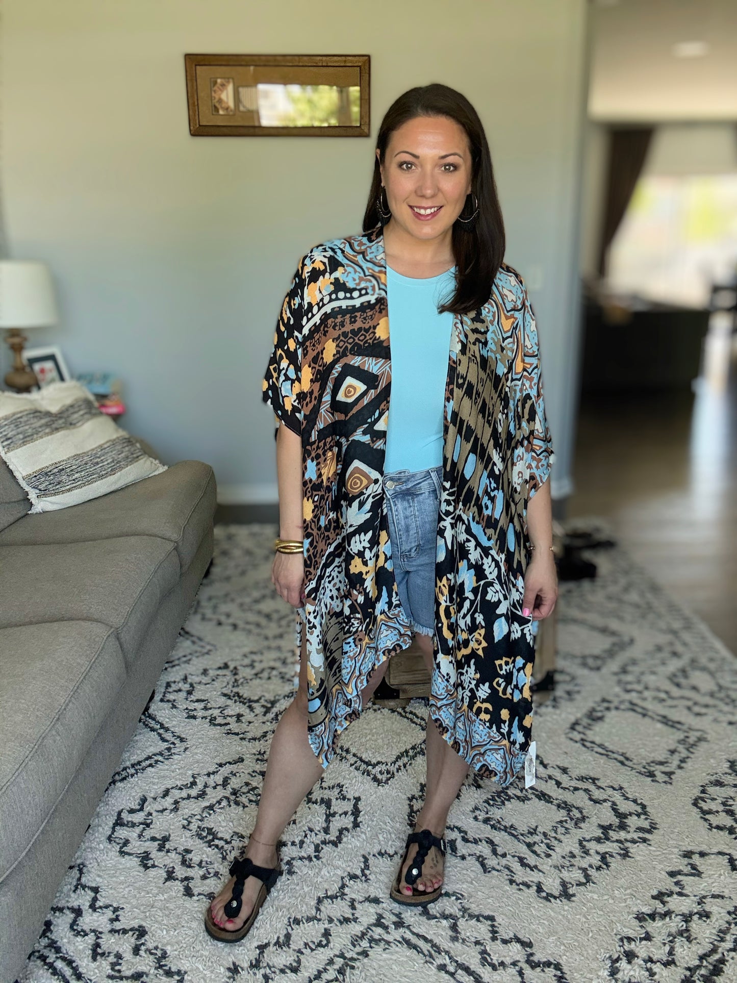 Moonbeam Open Front Kimono