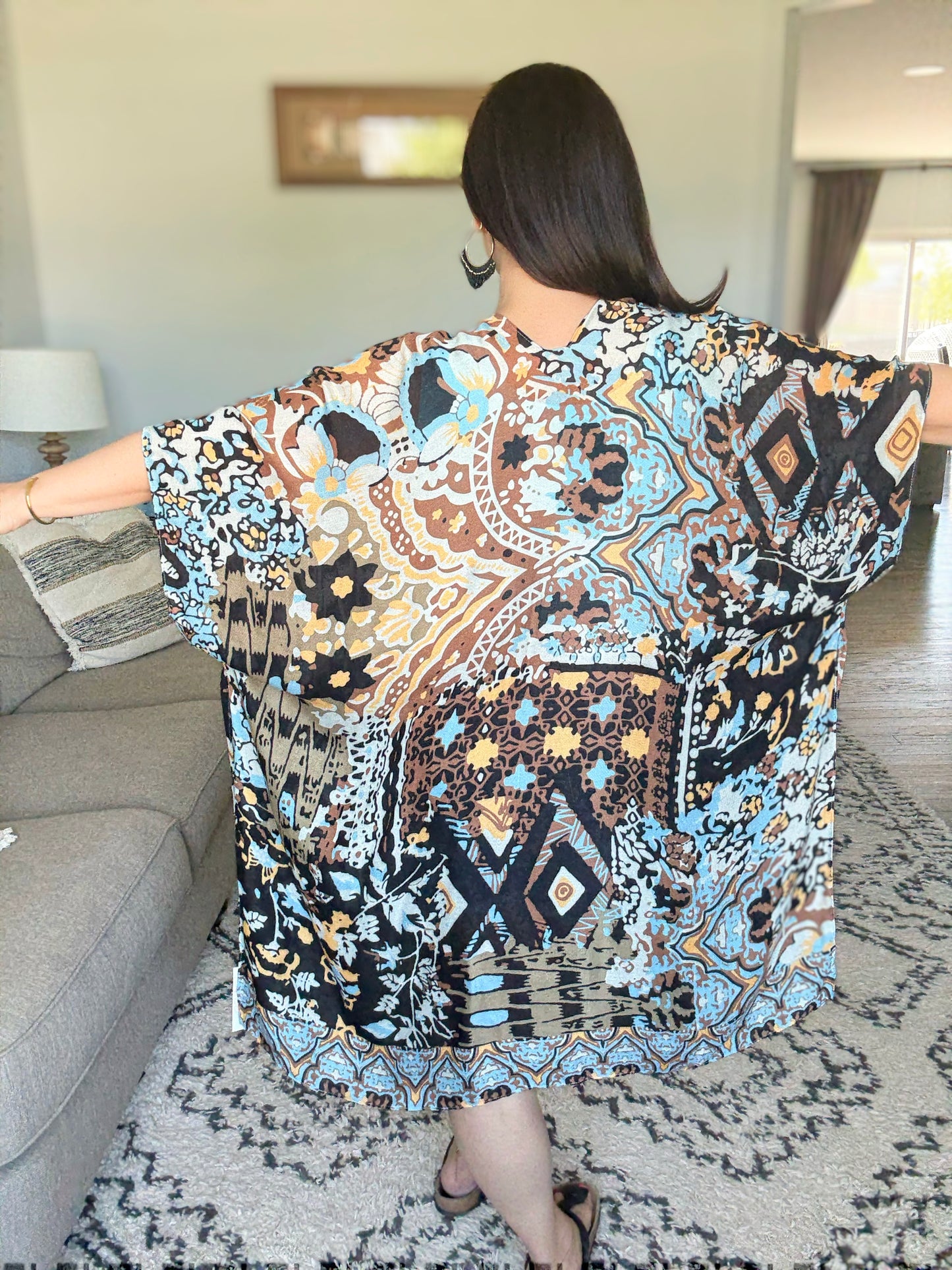 Moonbeam Open Front Kimono