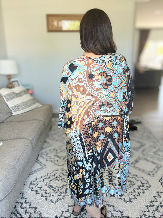 Moonbeam Open Front Kimono