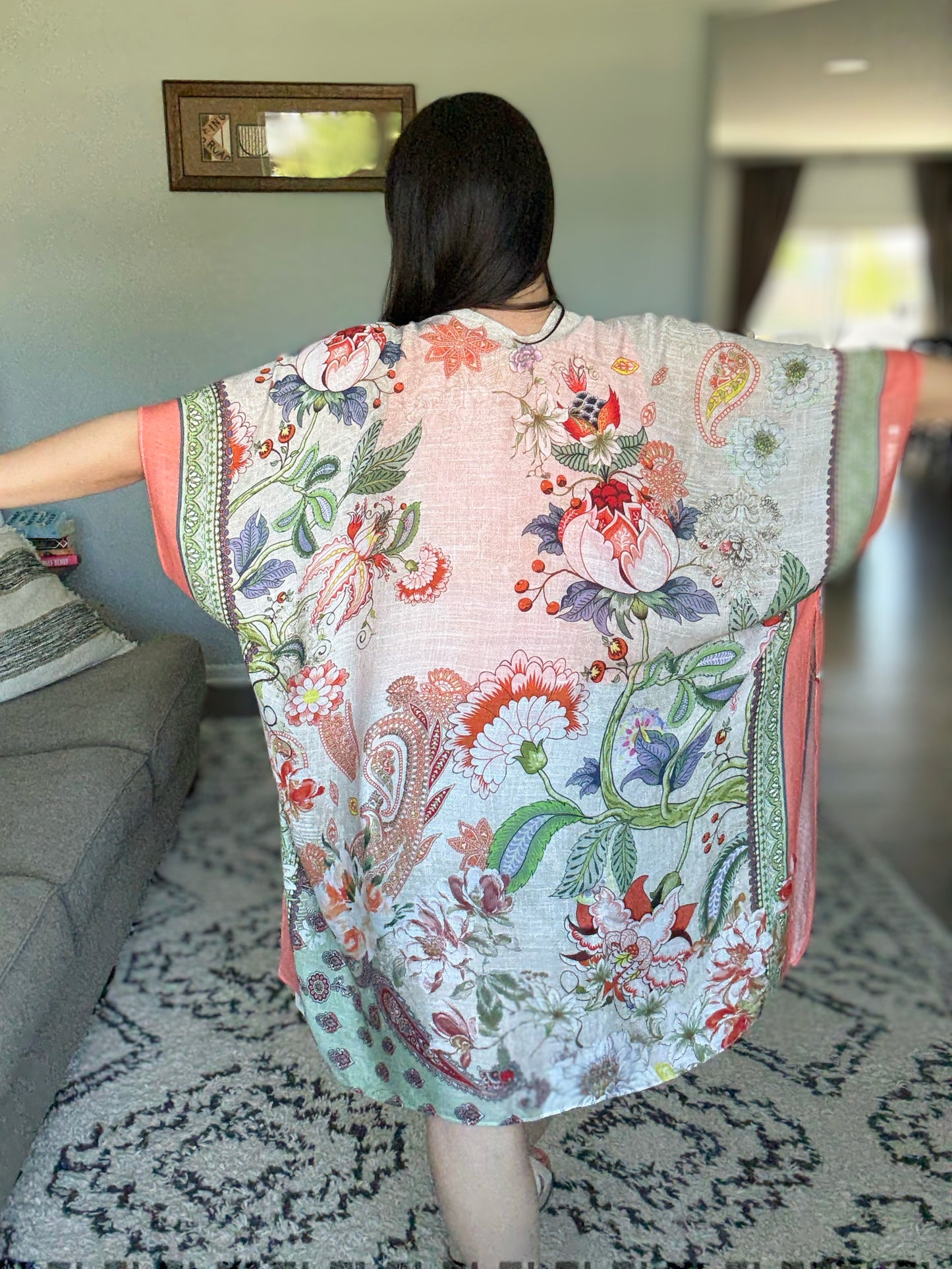 Tide to Me Open Front Kimono