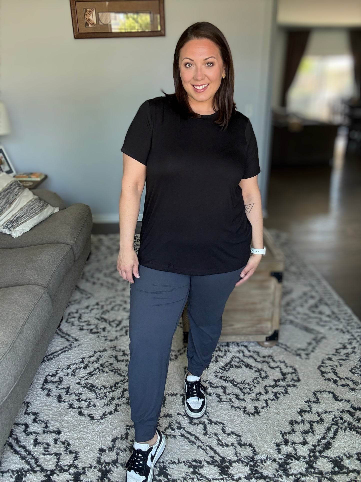 Buttery Joggers In Charcoal