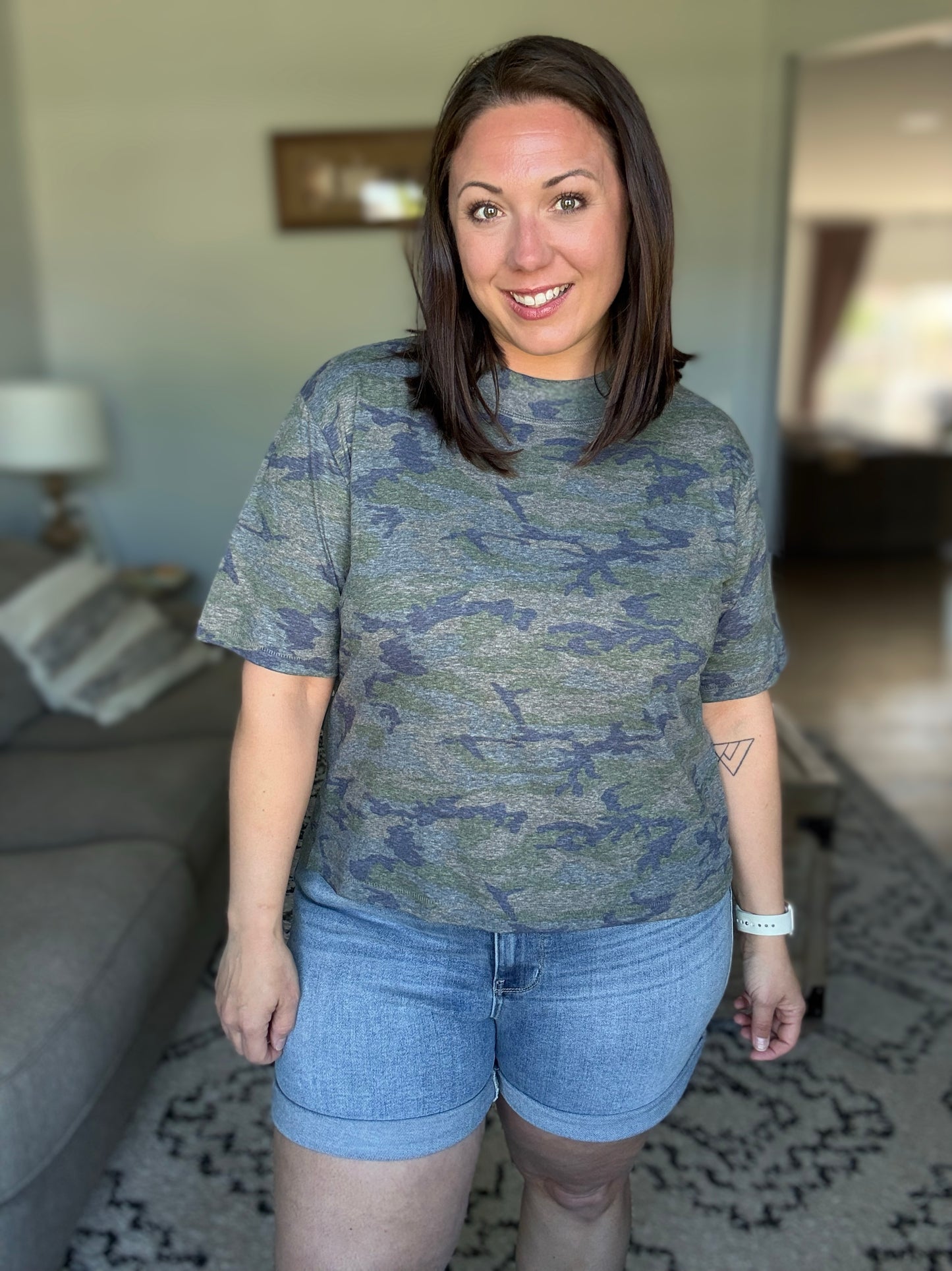 DEAL OF THE DAY! Off Duty Camo Boxy Tee