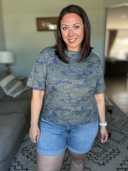 DEAL OF THE DAY! Off Duty Camo Boxy Tee