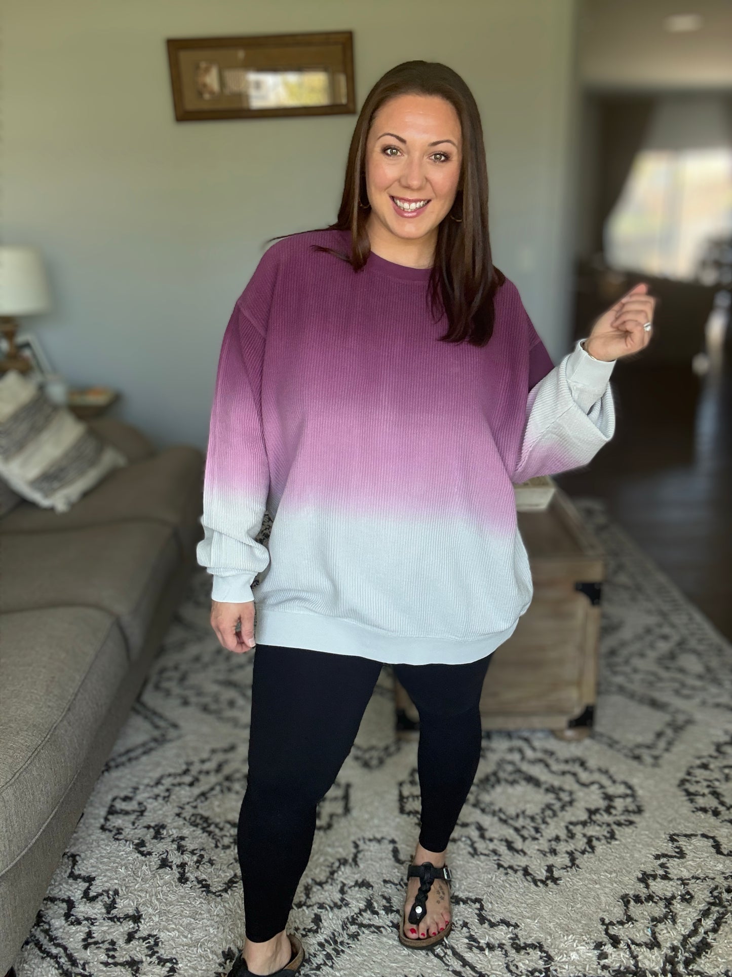 Ombré Dip Dyed Pullovers