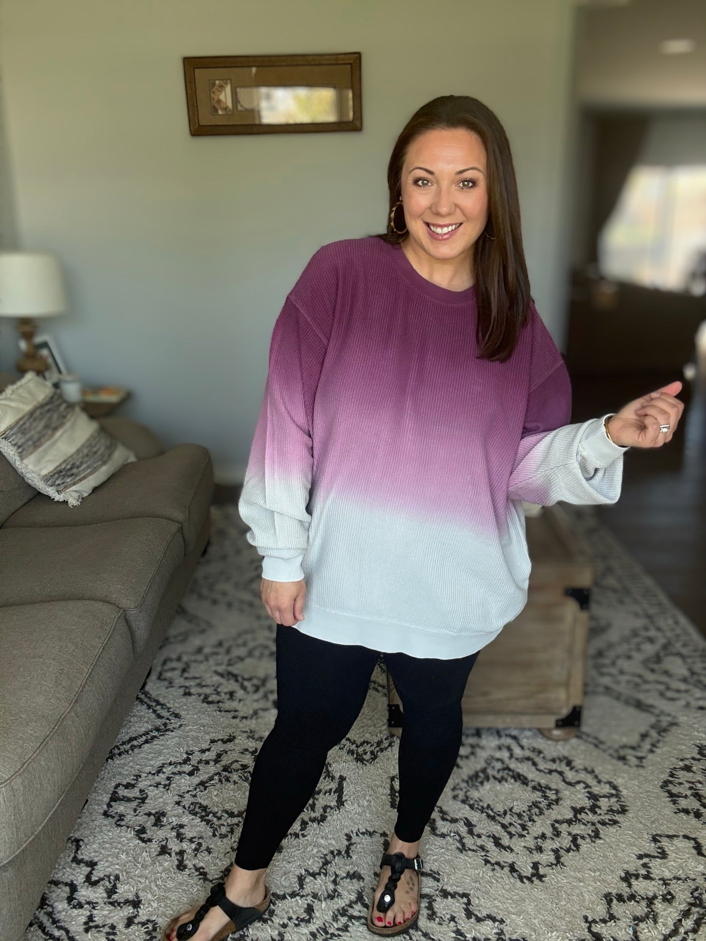 Ombré Dip Dyed Pullovers