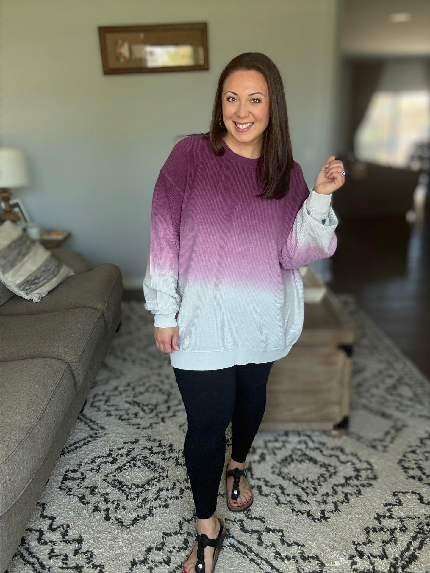 Ombré Dip Dyed Pullovers