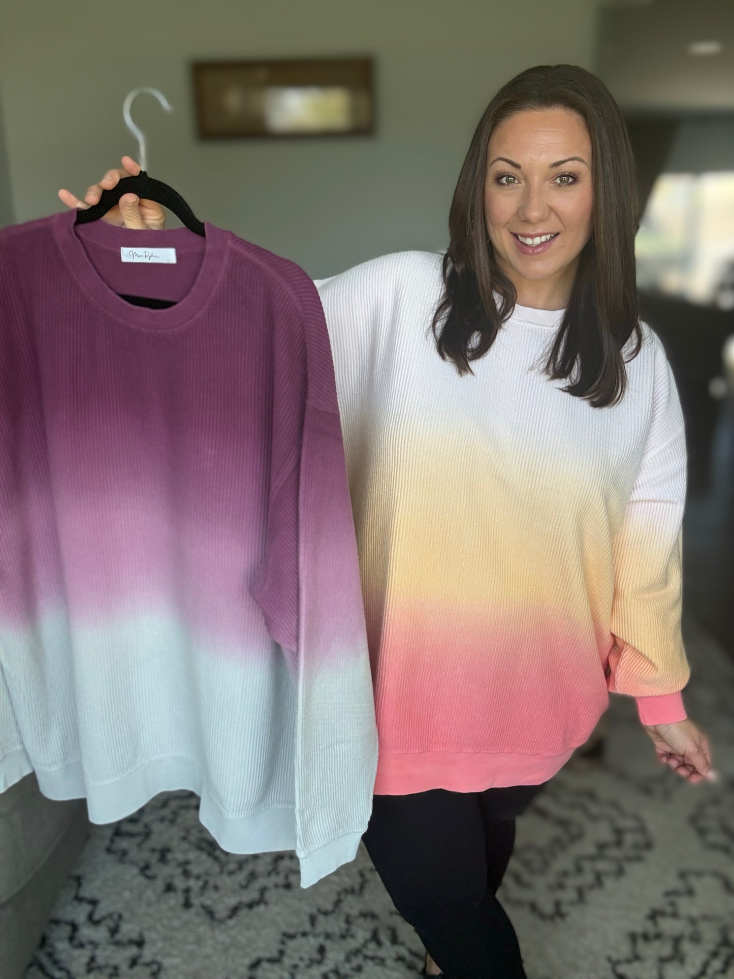 Ombré Dip Dyed Pullovers