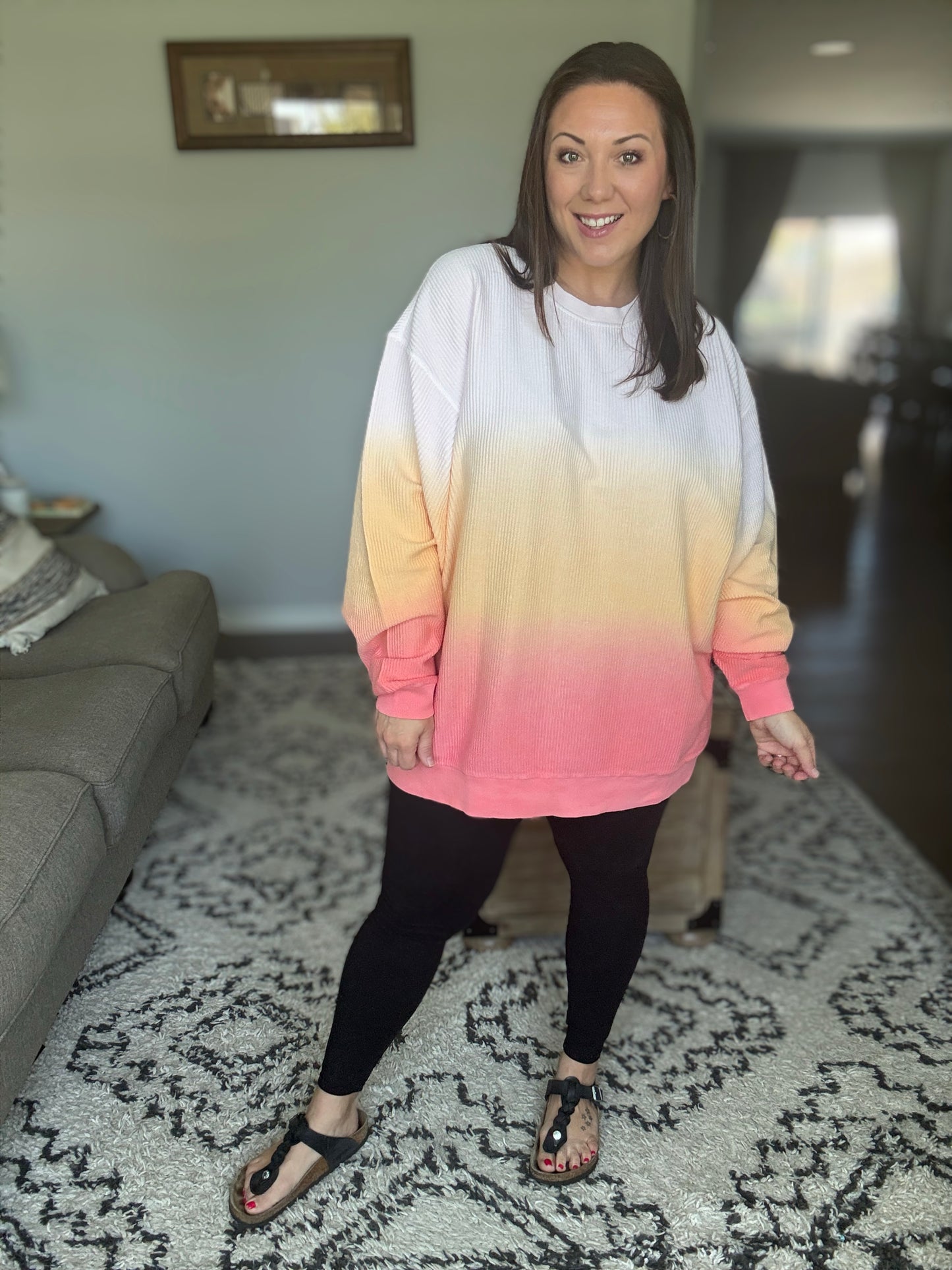 Ombré Dip Dyed Pullovers