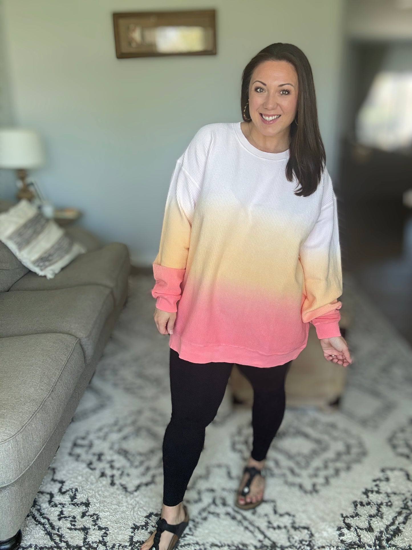 Ombré Dip Dyed Pullovers