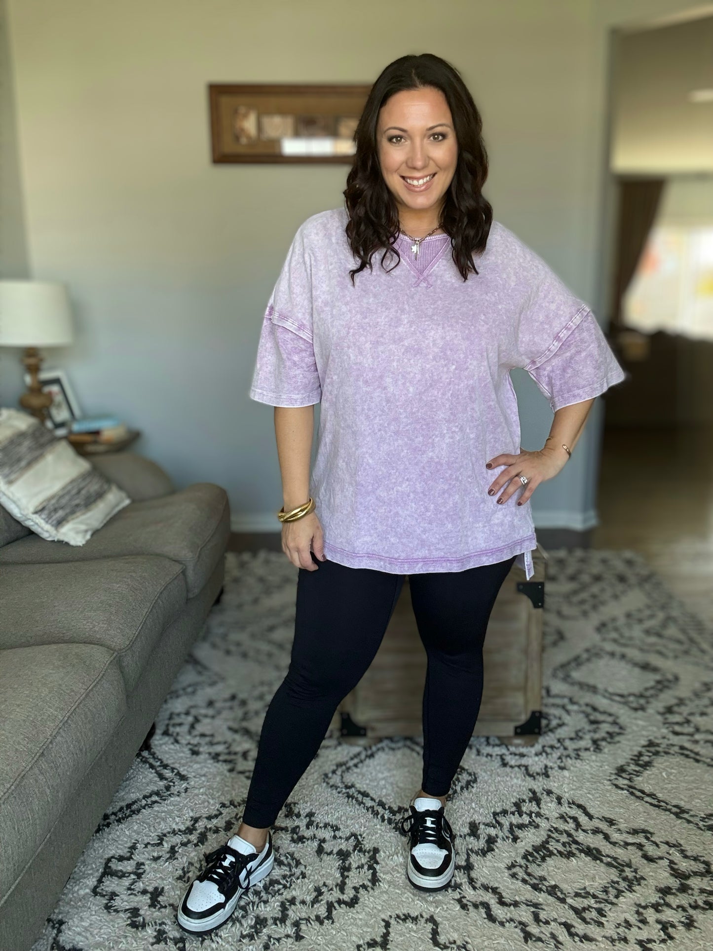 Palmer Pocketed Suck and Tuck Leggings in Black or Navy