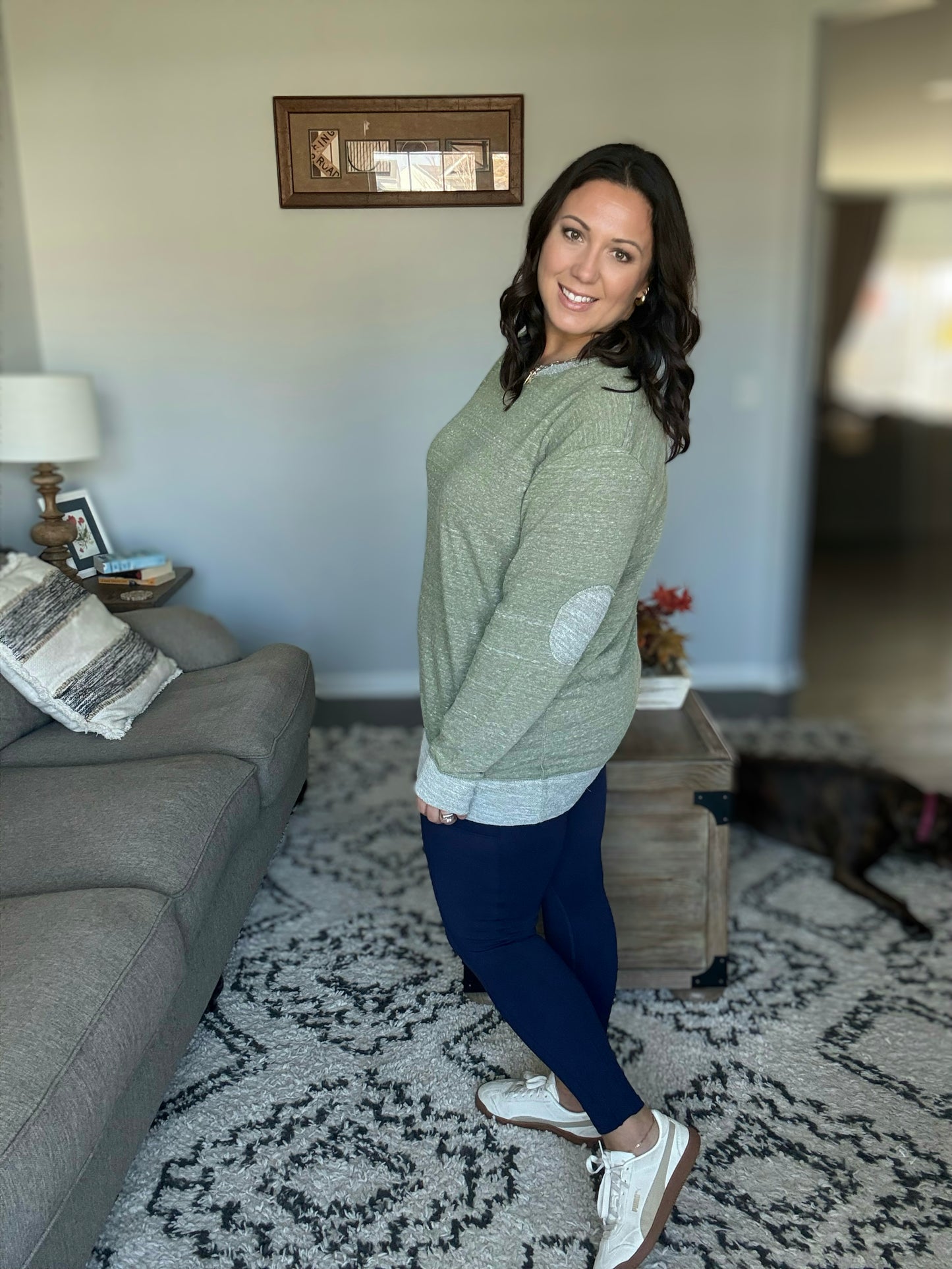 Palmer Pocketed Suck and Tuck Leggings in Black or Navy
