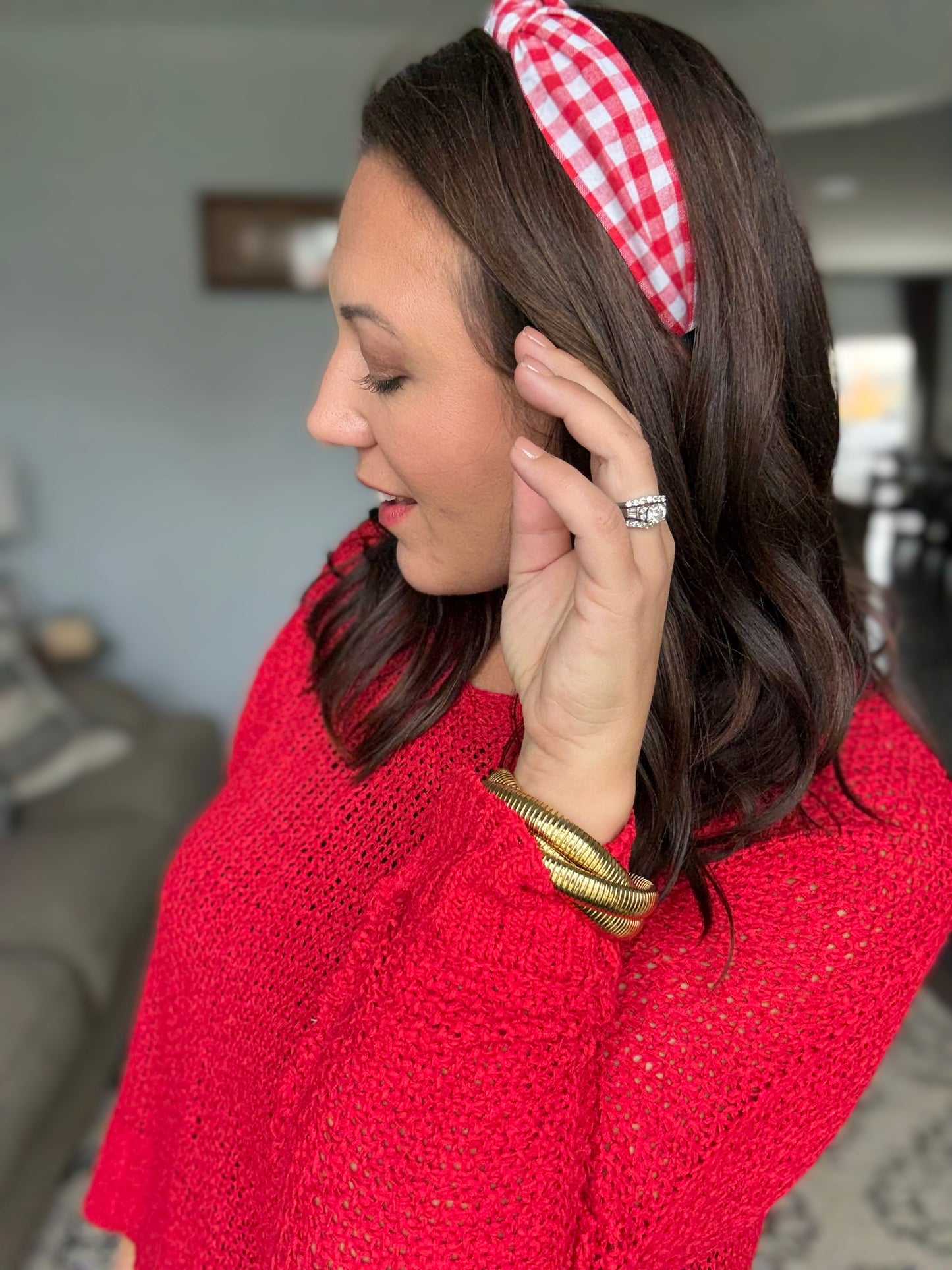 Fruit Pickin' Gingham Headband