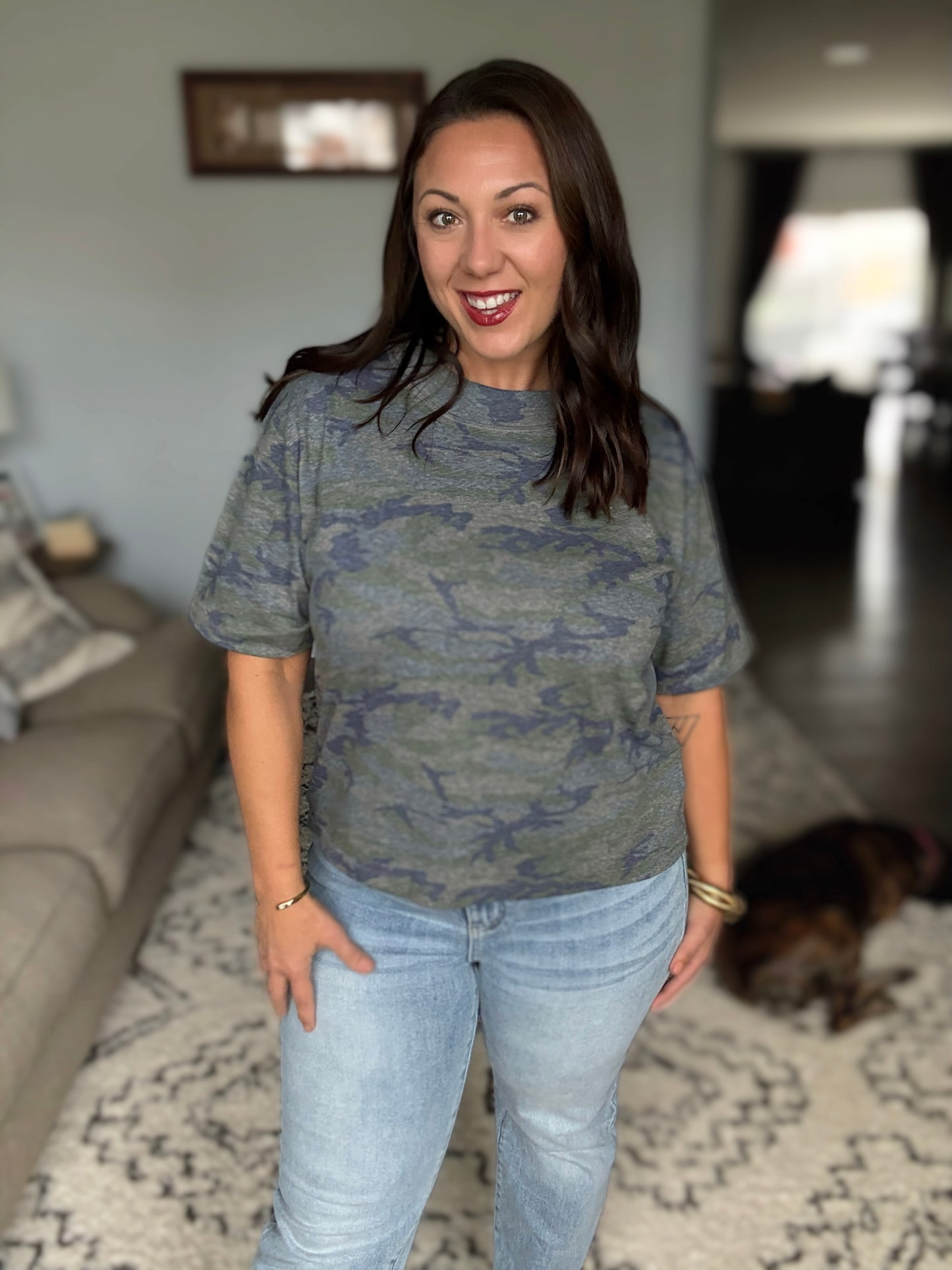 DOORBUSTER: Off Duty Camo Boxy Tee