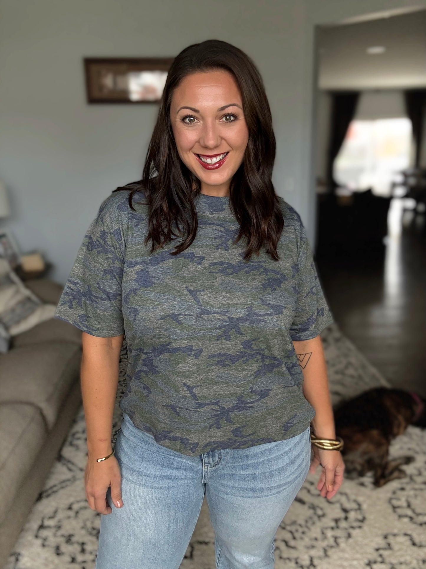 DOORBUSTER: Off Duty Camo Boxy Tee