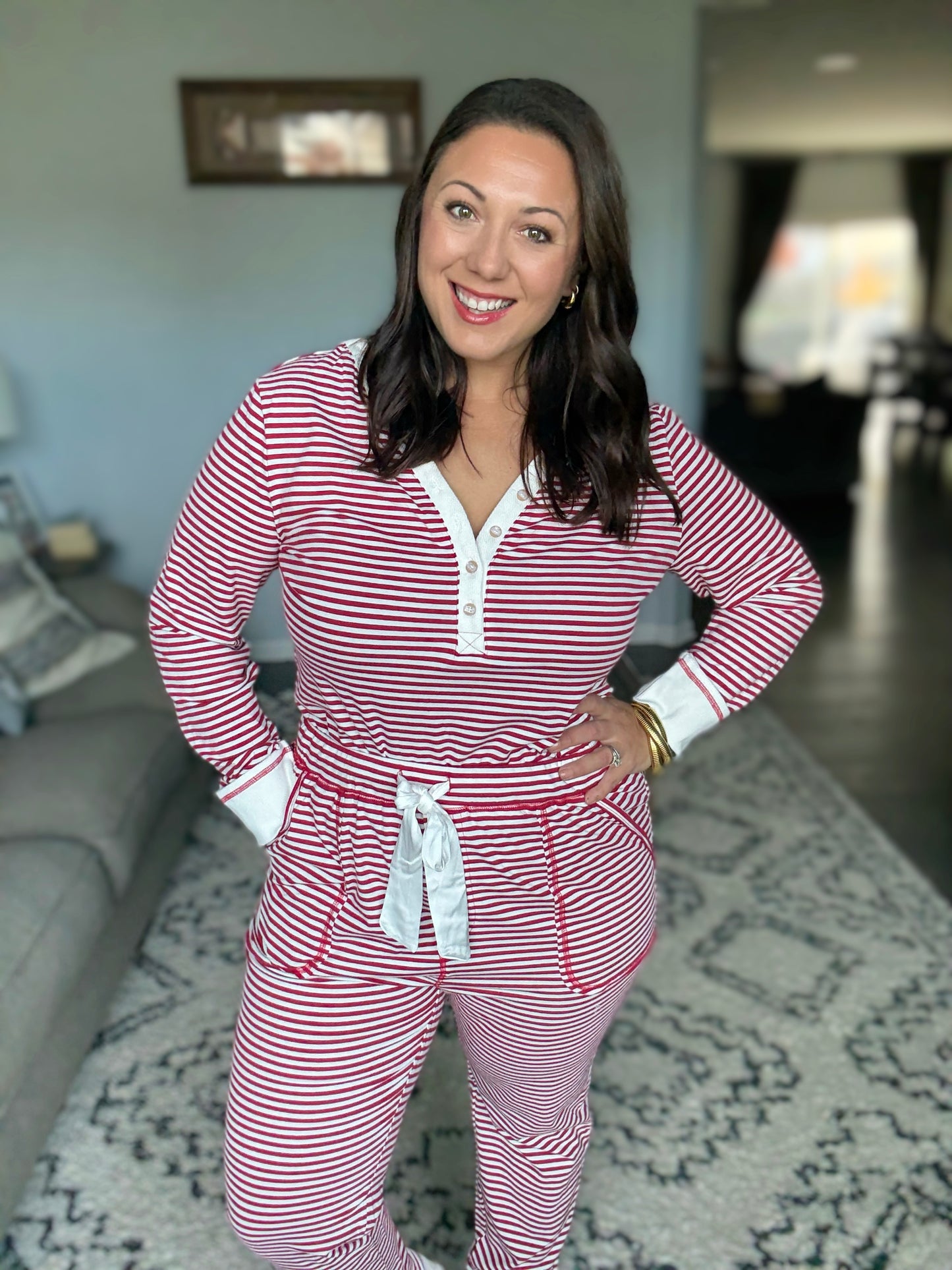 Candy Cane Lane Pajama Set