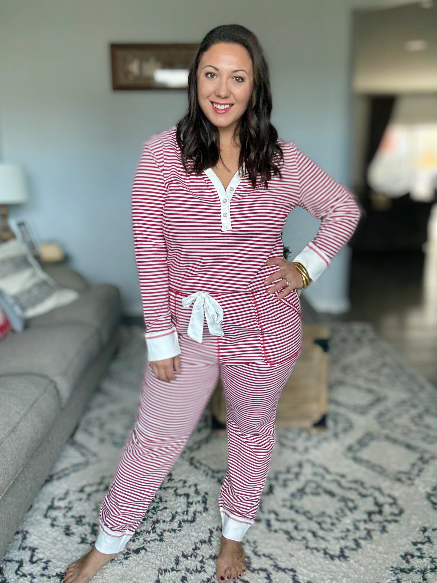 Candy Cane Lane Pajama Set