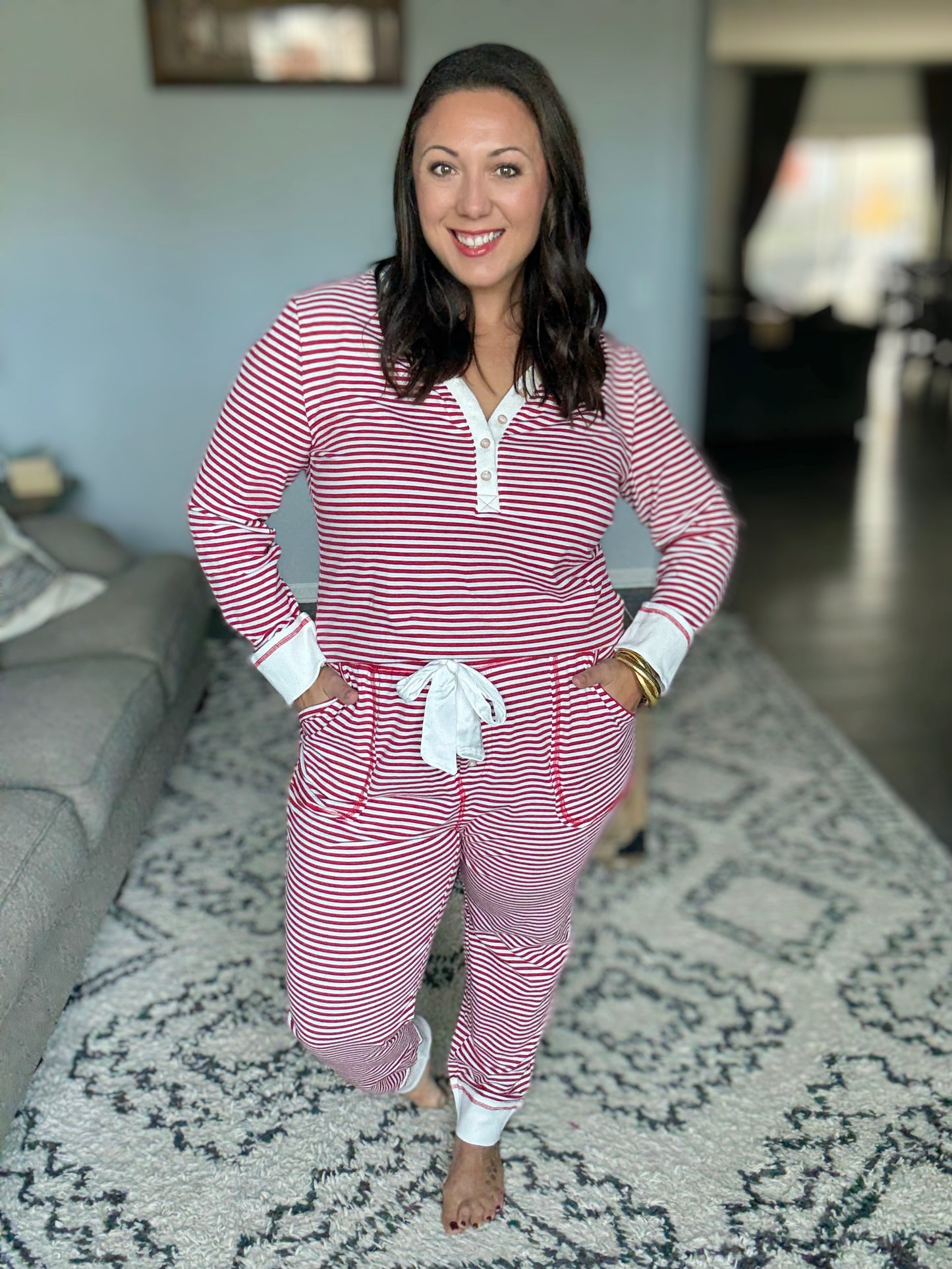 Candy Cane Lane Pajama Set