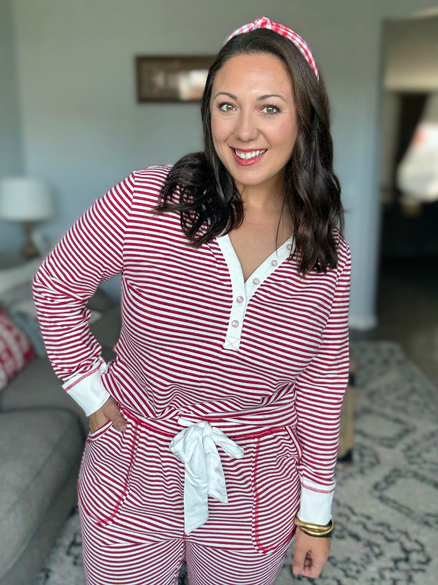 Candy Cane Lane Pajama Set