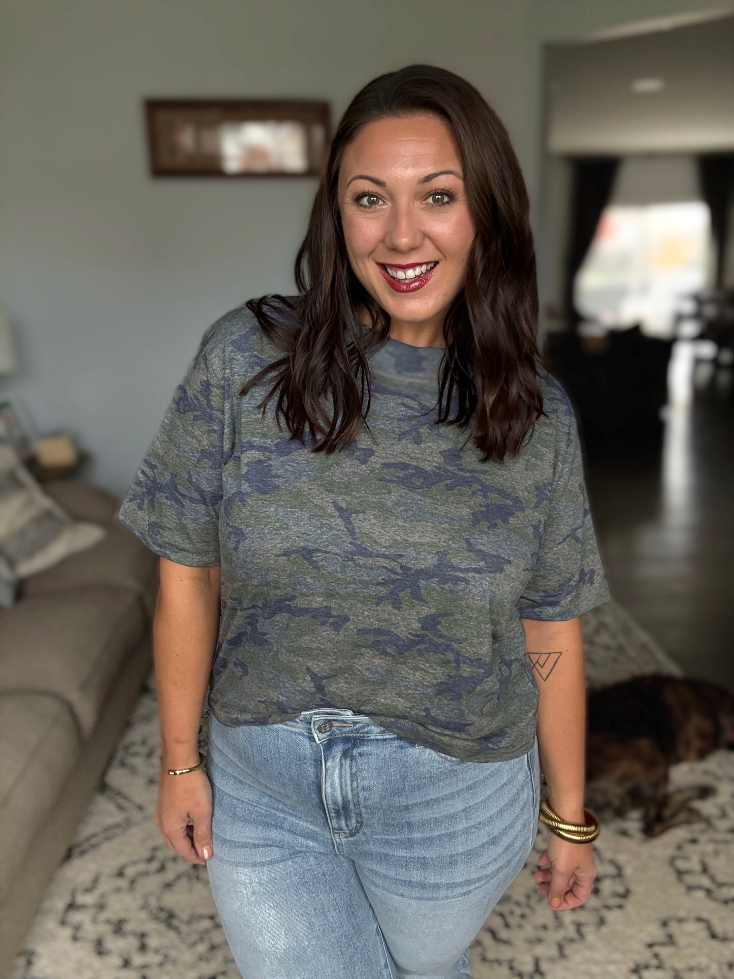 DOORBUSTER: Off Duty Camo Boxy Tee