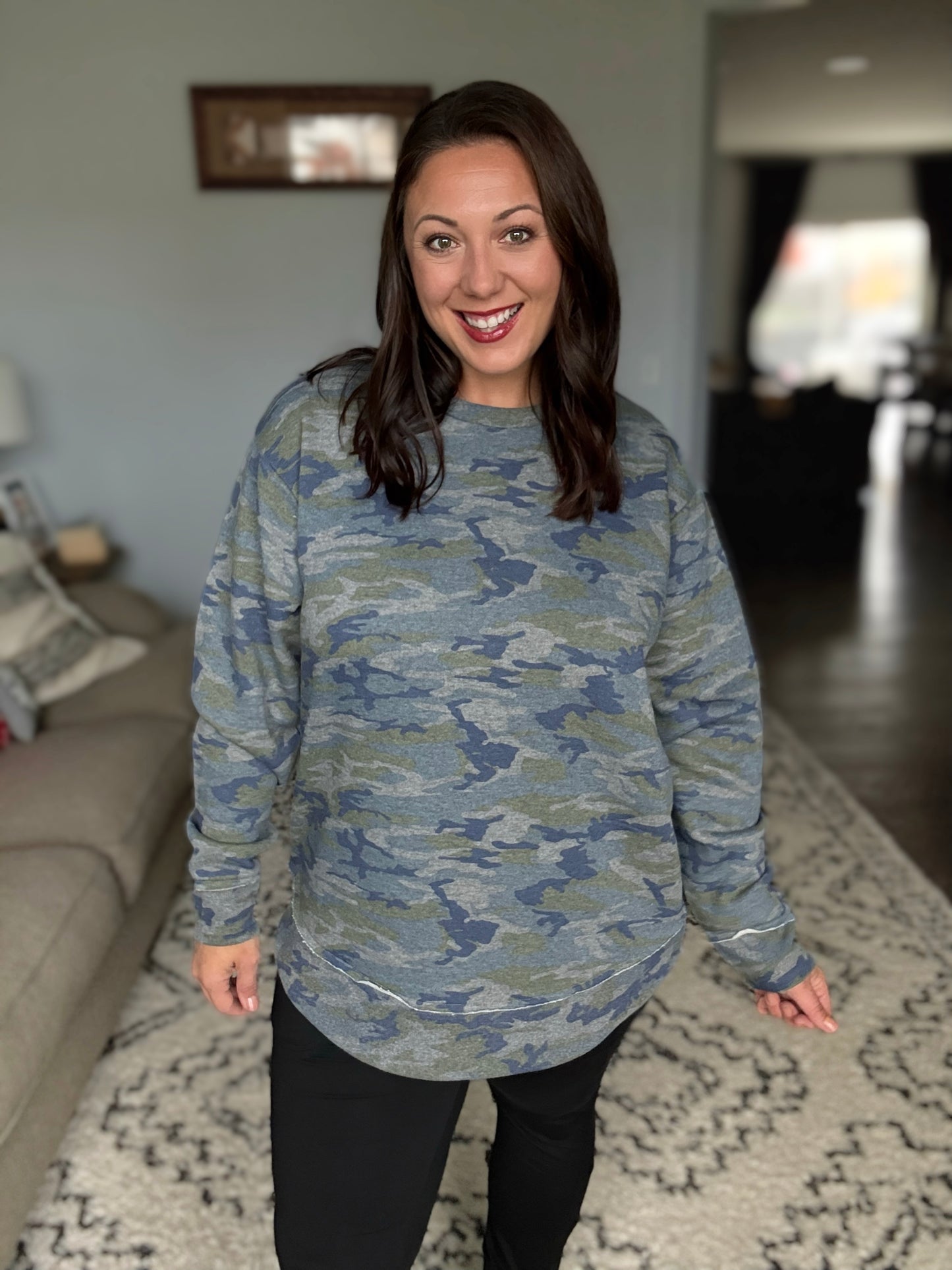 DOORBUSTER: Widow's Weekend Fleece Tunic Pullover in 2 Prints