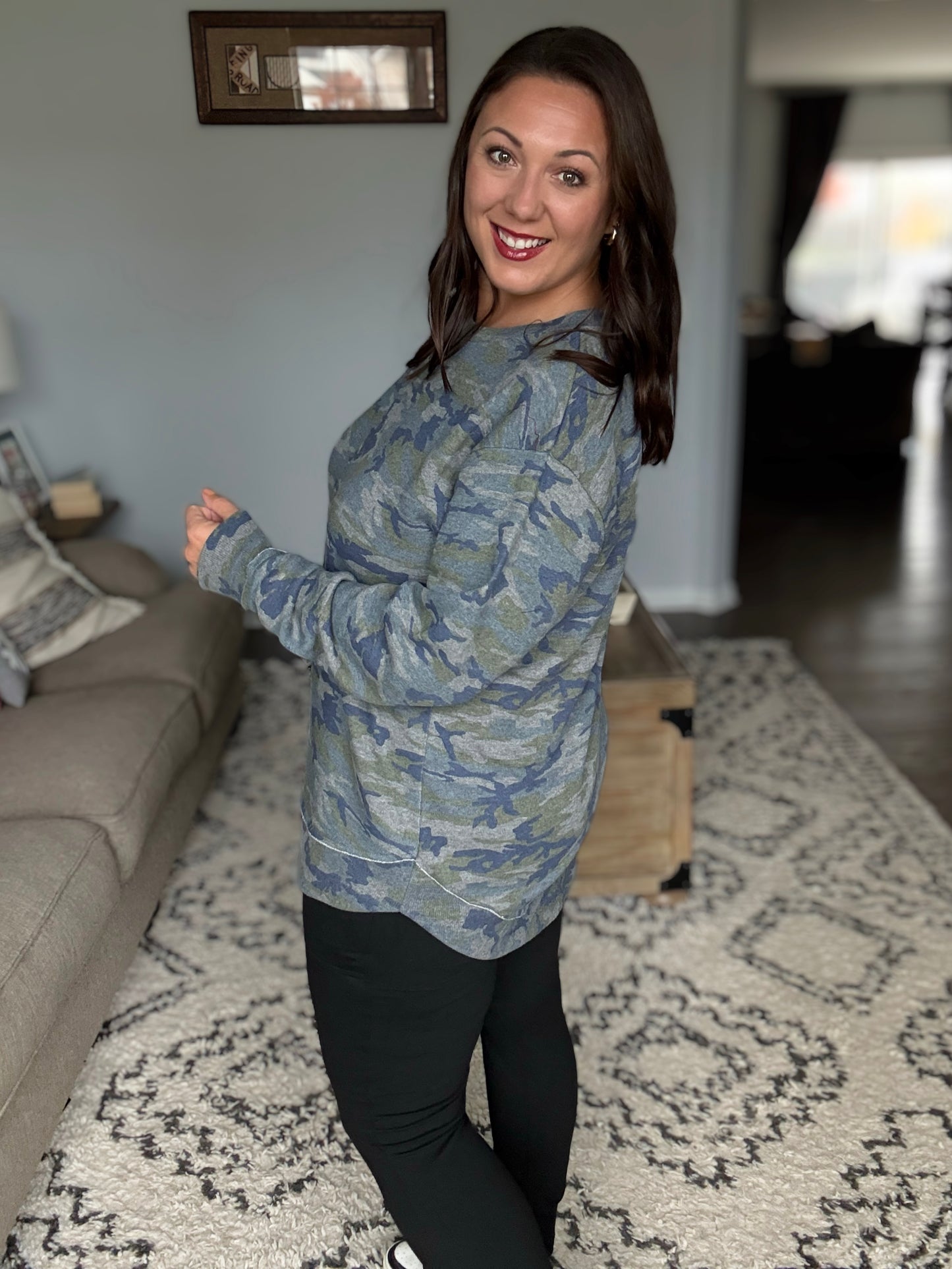 DOORBUSTER: Widow's Weekend Fleece Tunic Pullover in 2 Prints