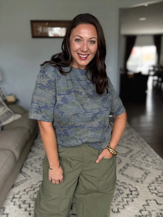 DOORBUSTER: Off Duty Camo Boxy Tee