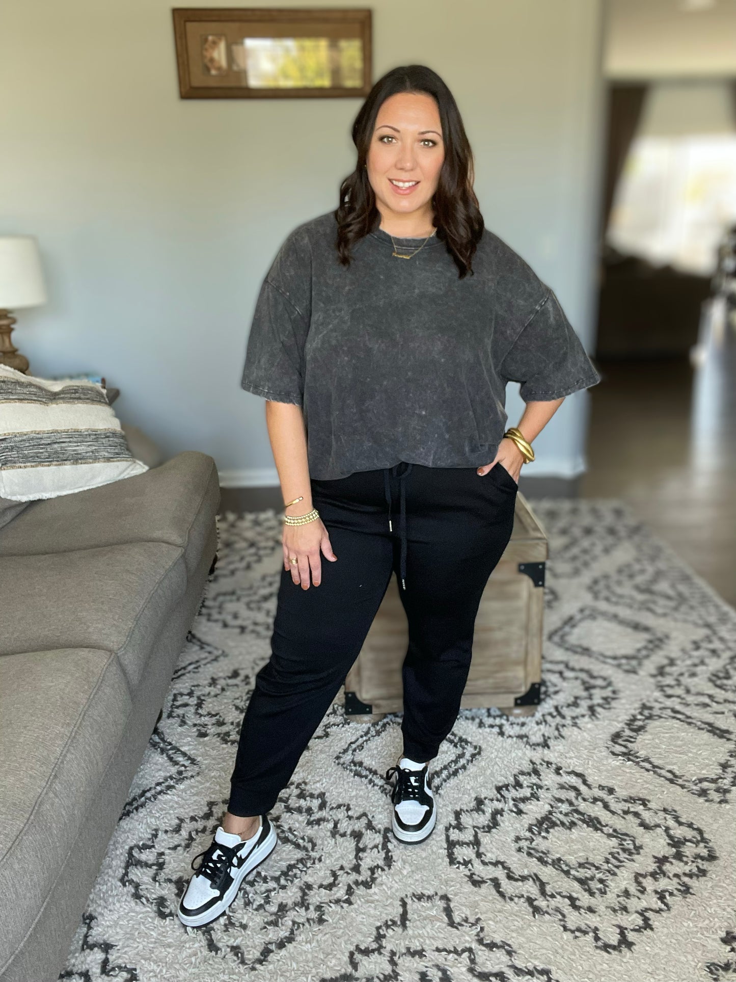 Air Scuba Drawstring High Waist Joggers