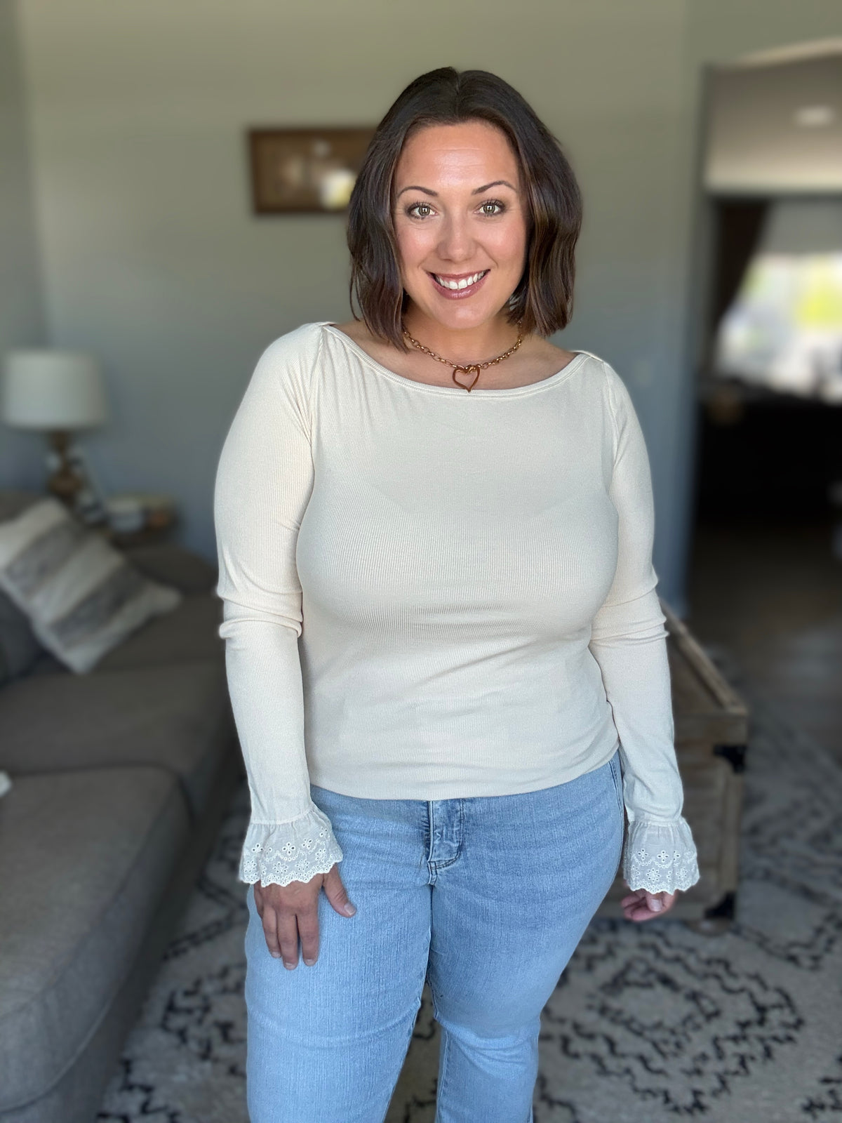 A Little Flare Long Sleeve Top