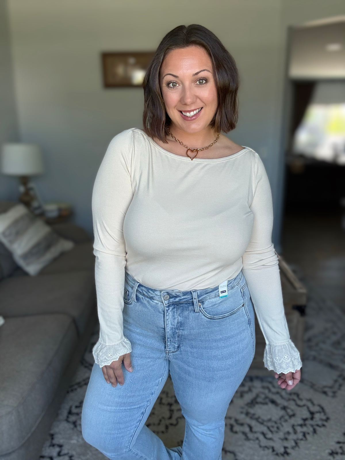 A Little Flare Long Sleeve Top