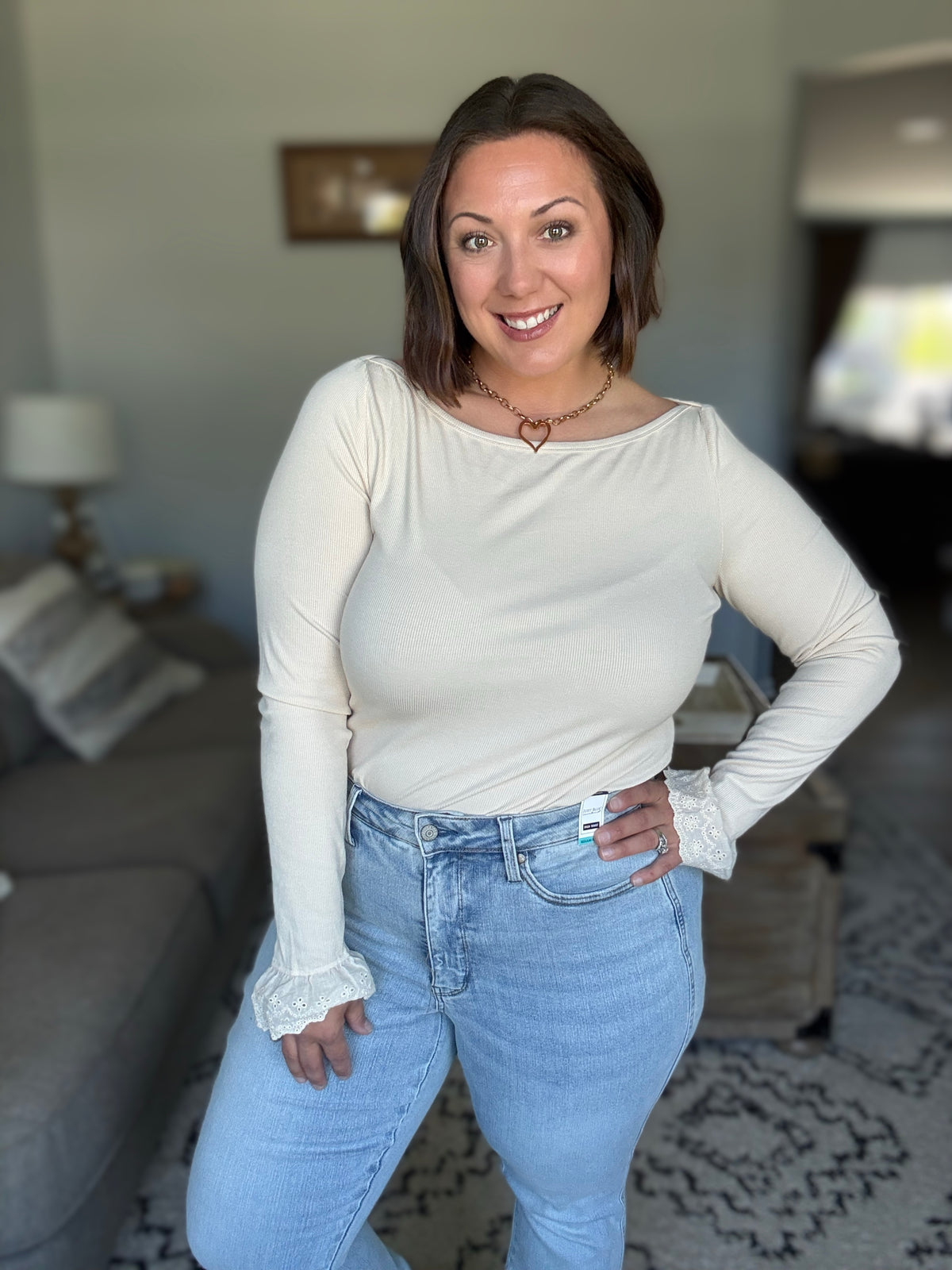 A Little Flare Long Sleeve Top