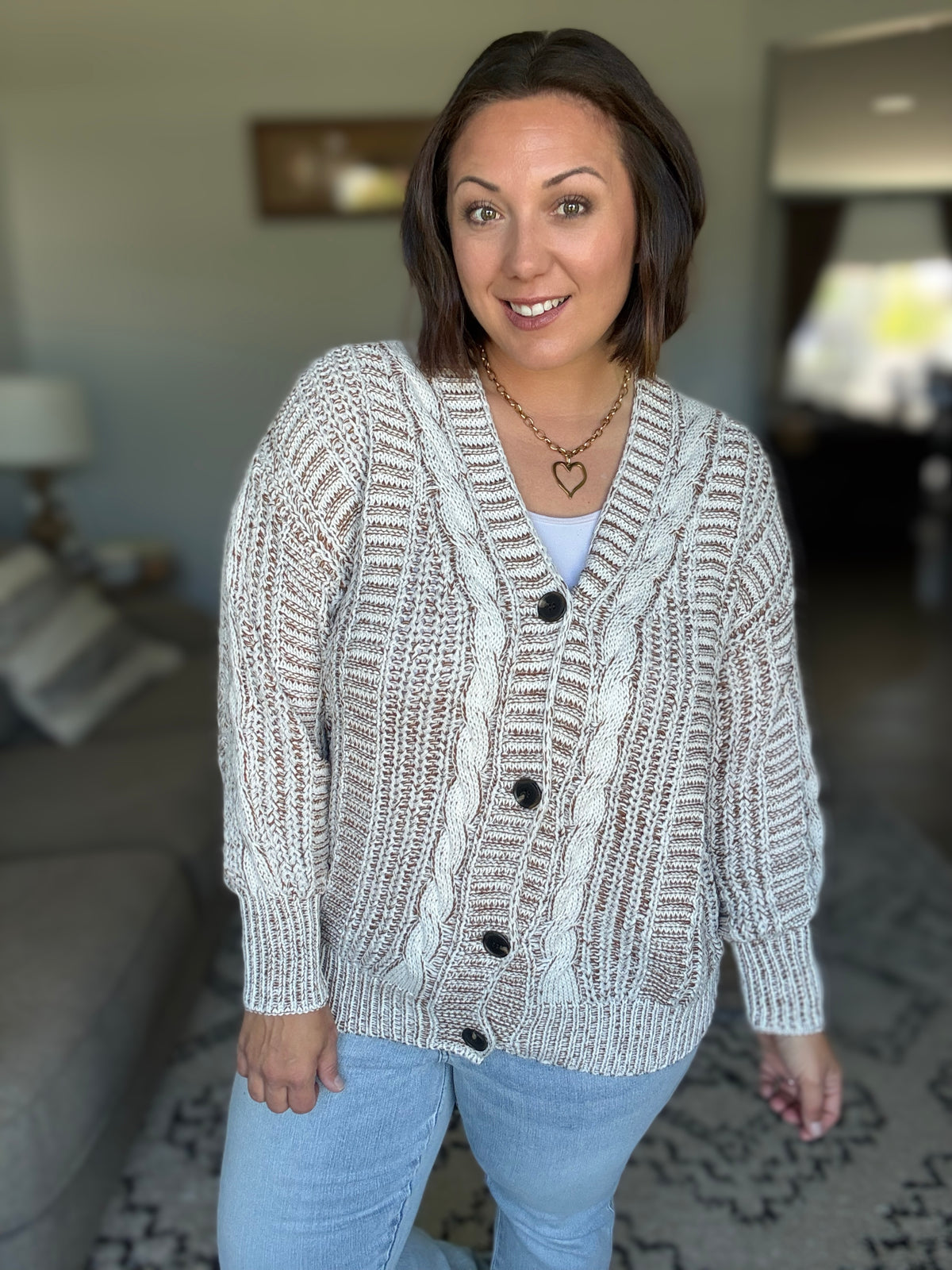 To Feel Good Button Down Cardigan