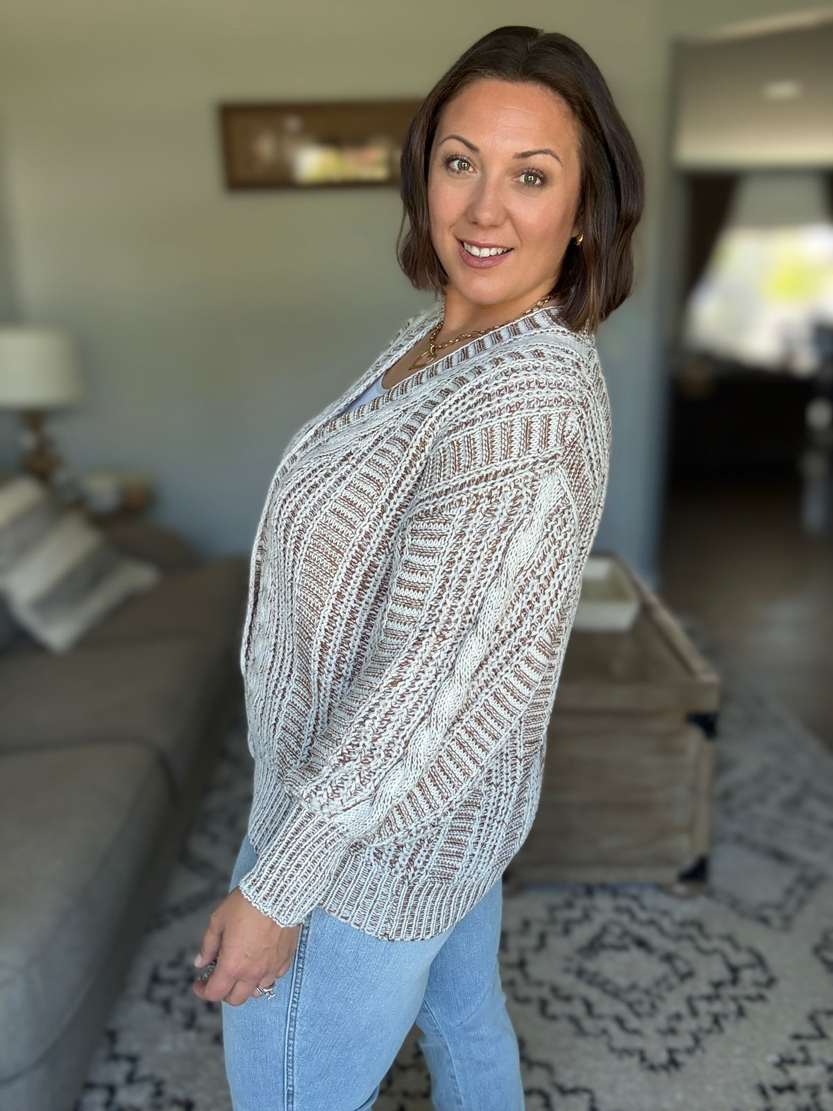To Feel Good Button Down Cardigan
