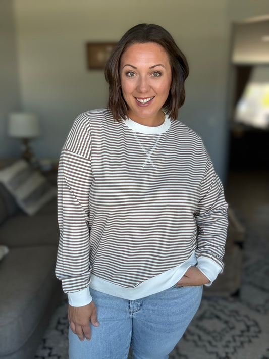 Incredibly Cozy Drop Shoulder Pull Over