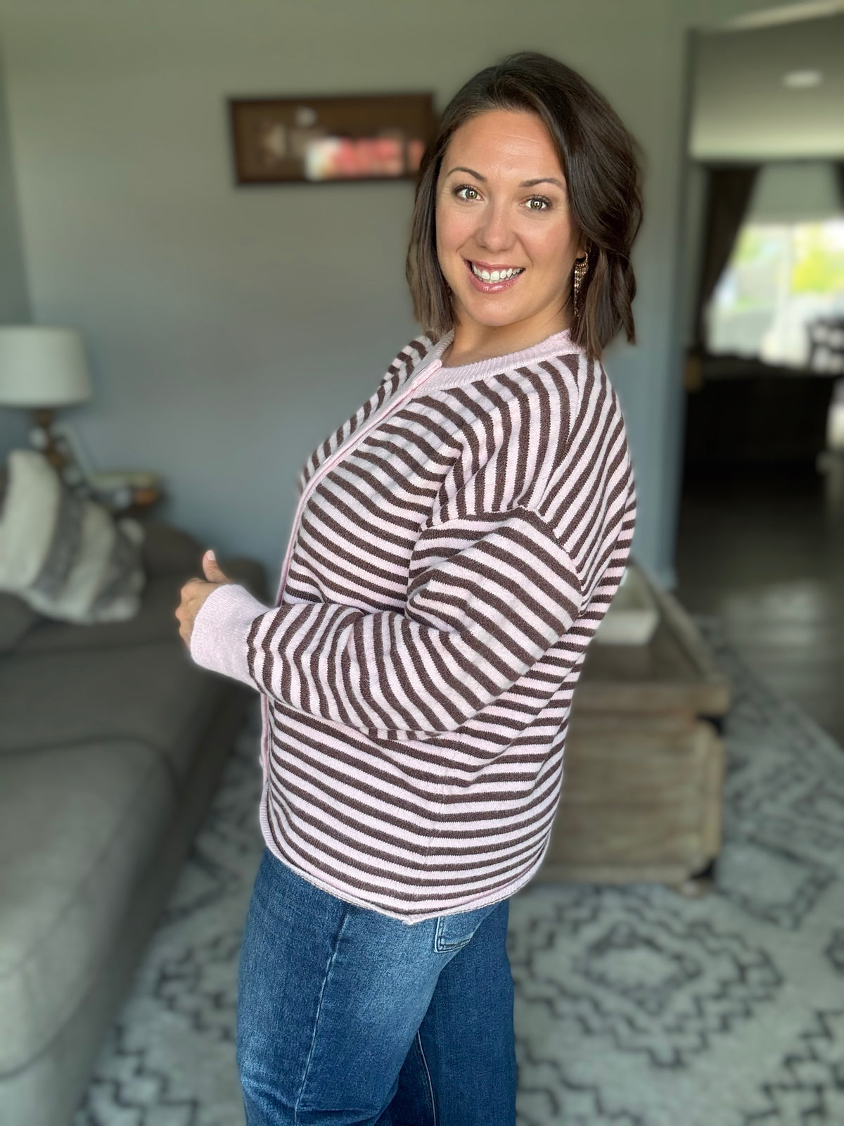 Cozy Coquette Button Down Cardigan
