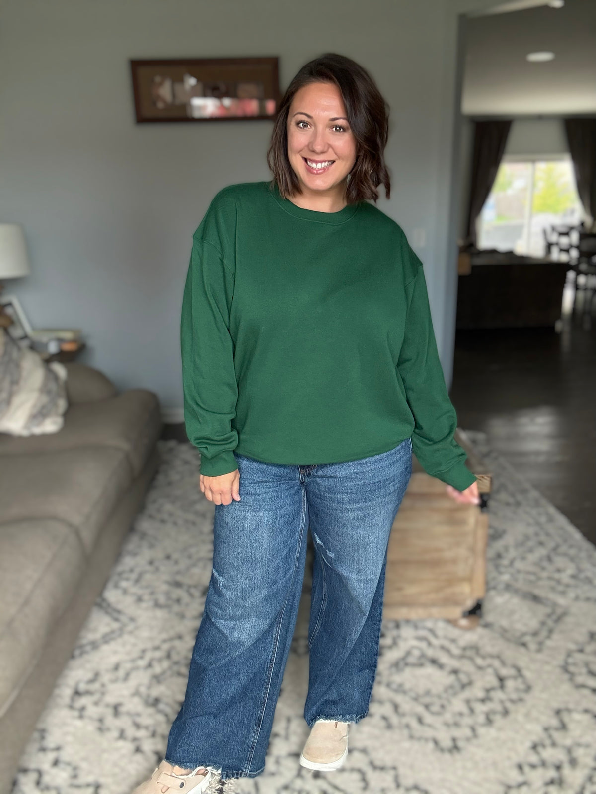 Kaiya Low Rise Wilhelmina Rigid Magic Baggy Jean with Bandana Loop