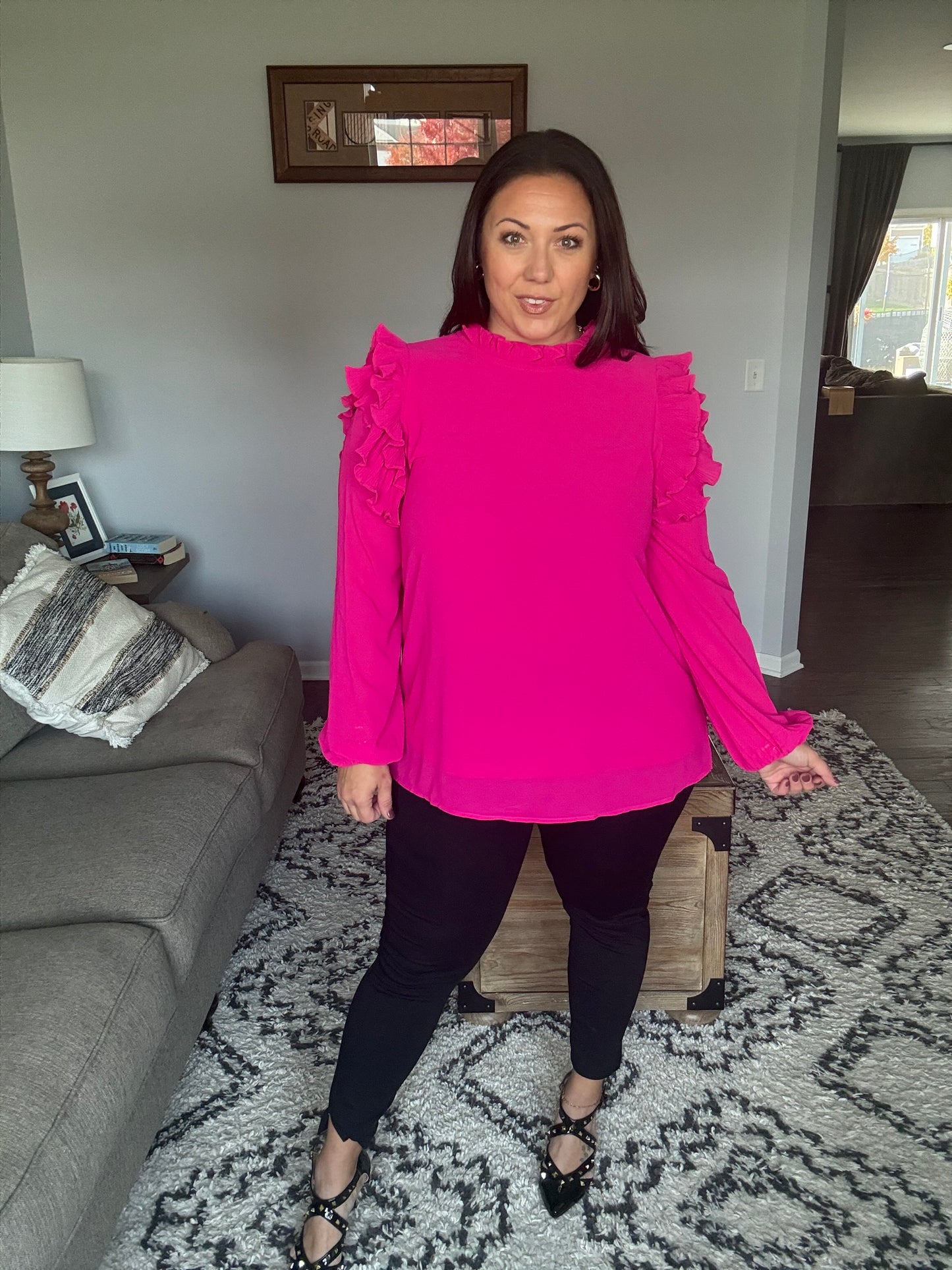 My Good Graces Ruffled Top
