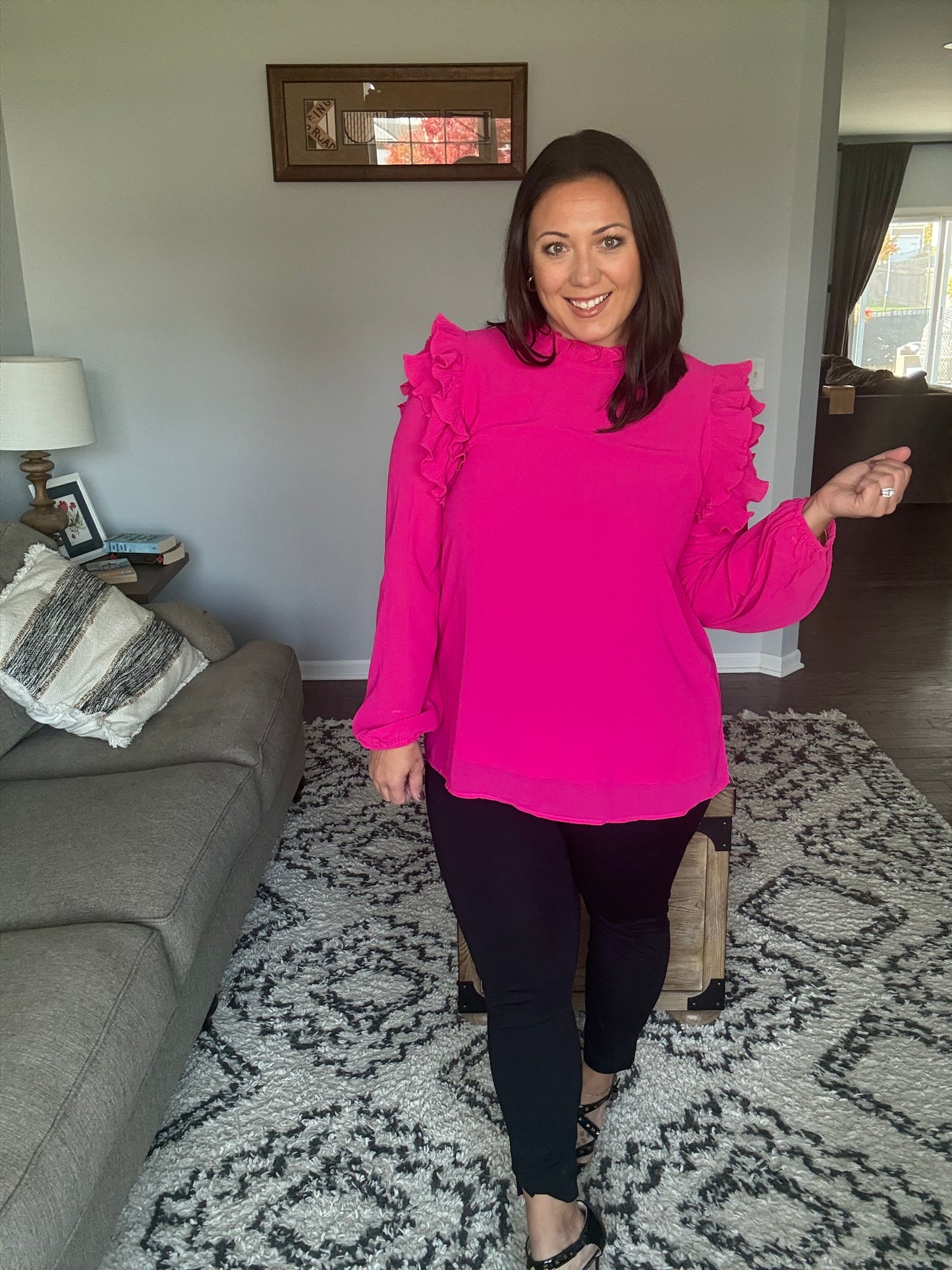 My Good Graces Ruffled Top