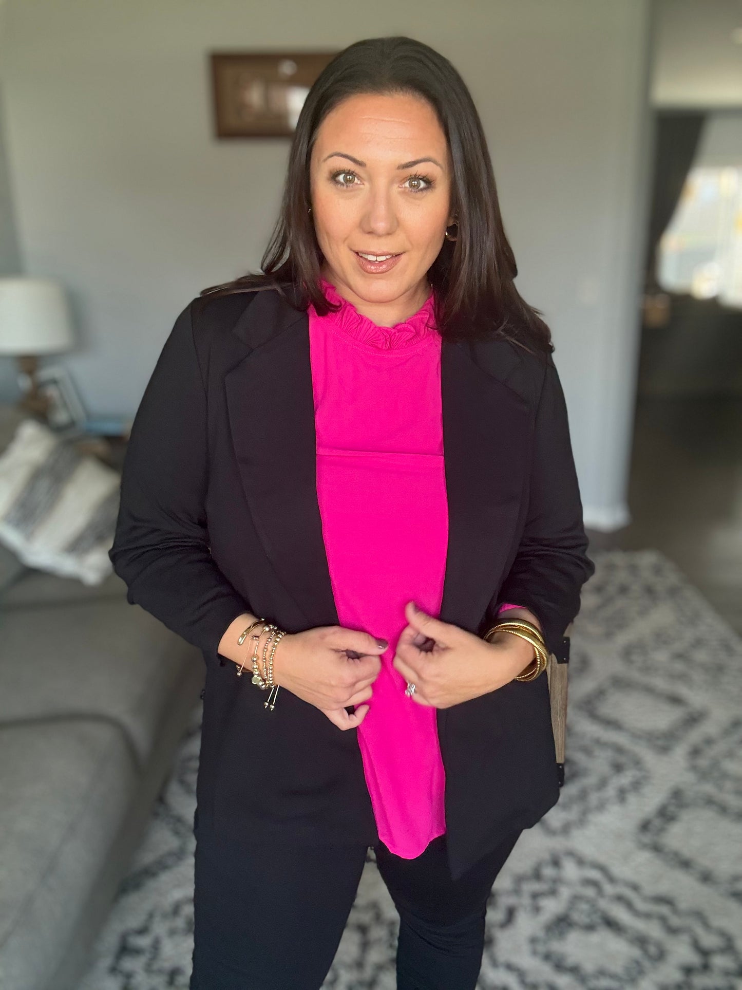 My Good Graces Ruffled Top