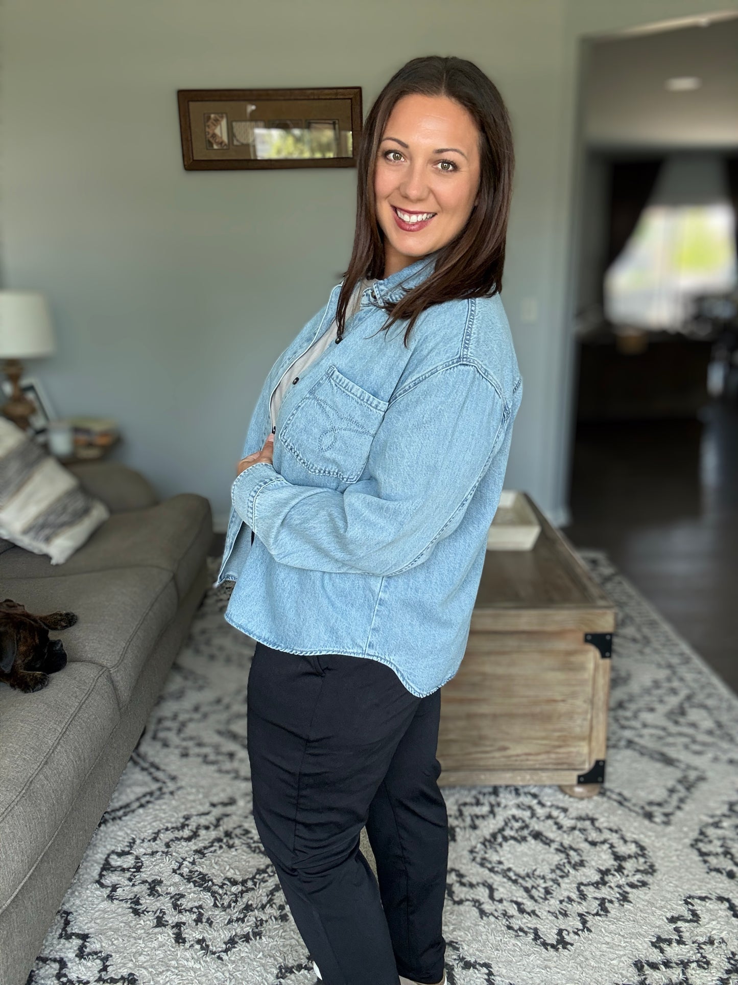 Judy Blue Essential Denim Button Down Shirt