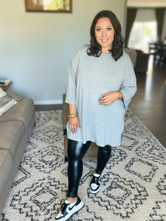 The Last Faux Leather Leggings You'll Ever Need in Black