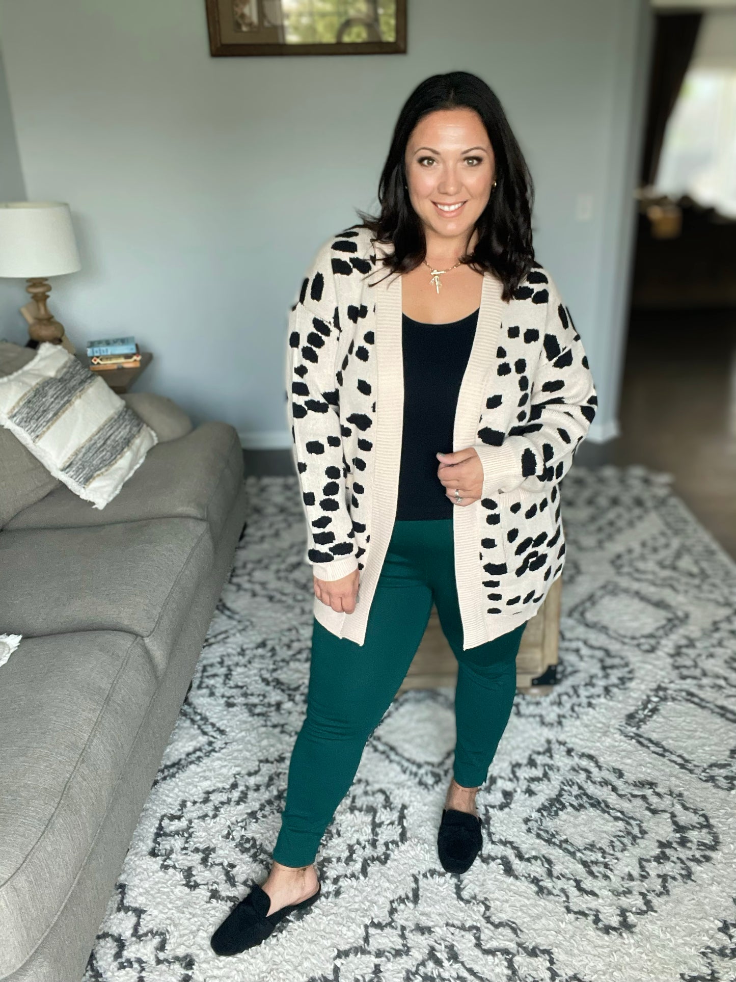 Magic Ankle Crop Skinny Pants in Hunter Green