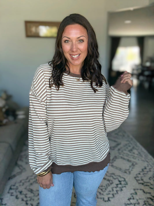 Cocoa Lane Stripe Top