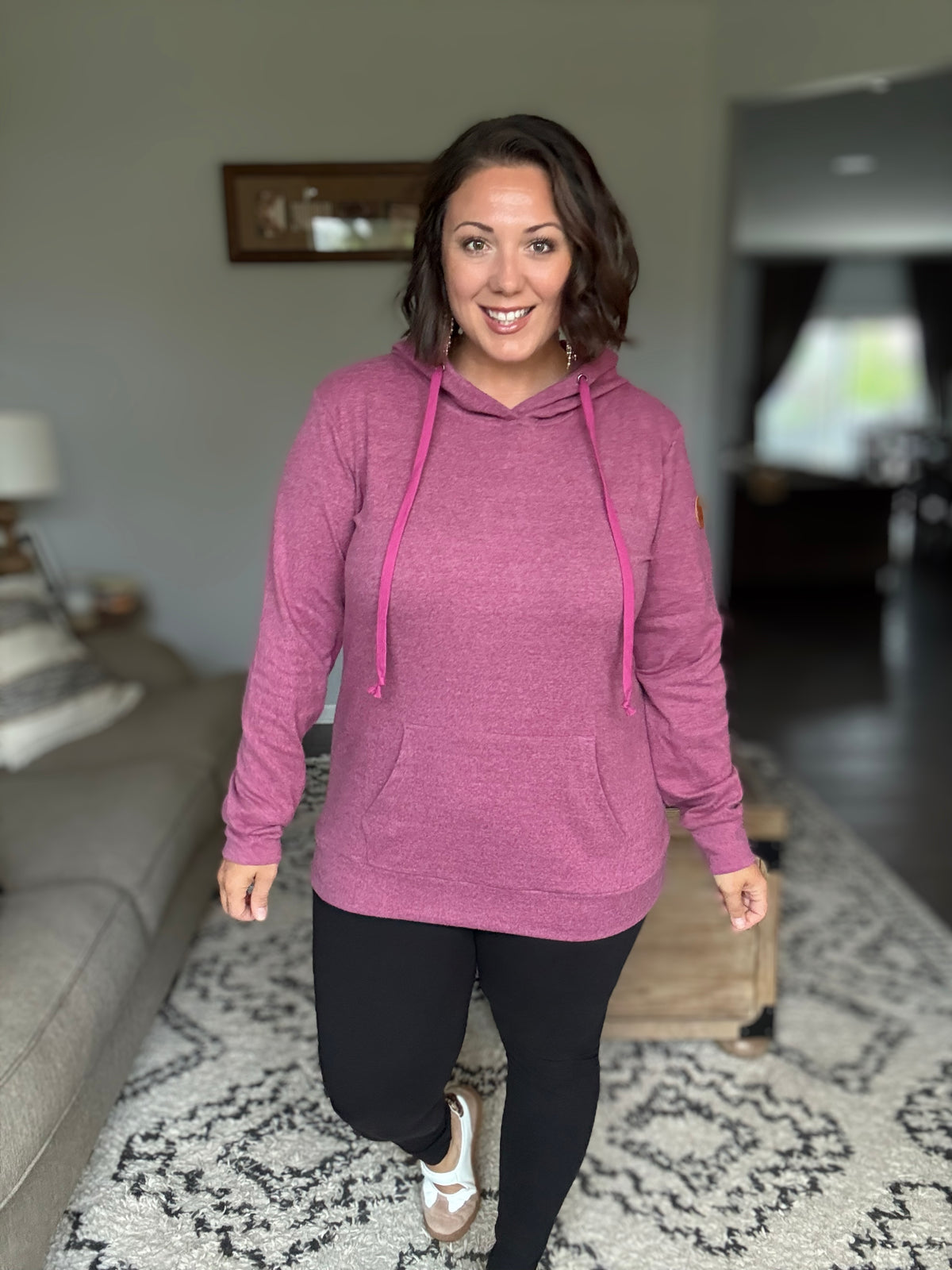 Michelle Mae Hailey Hoodie - Raspberry